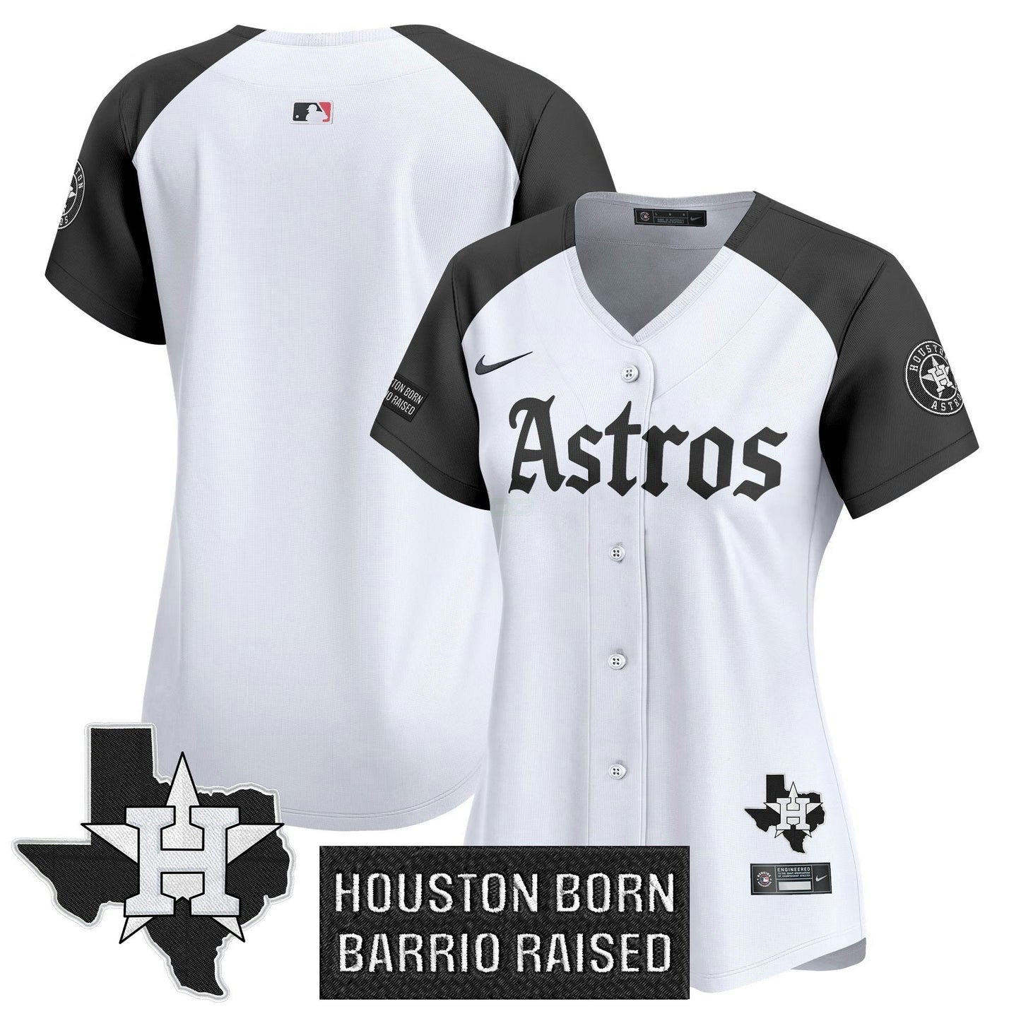 Camisa MLB Women’s Houston ‘Gothic Edition’ Vapor Premier Limited Jersey
