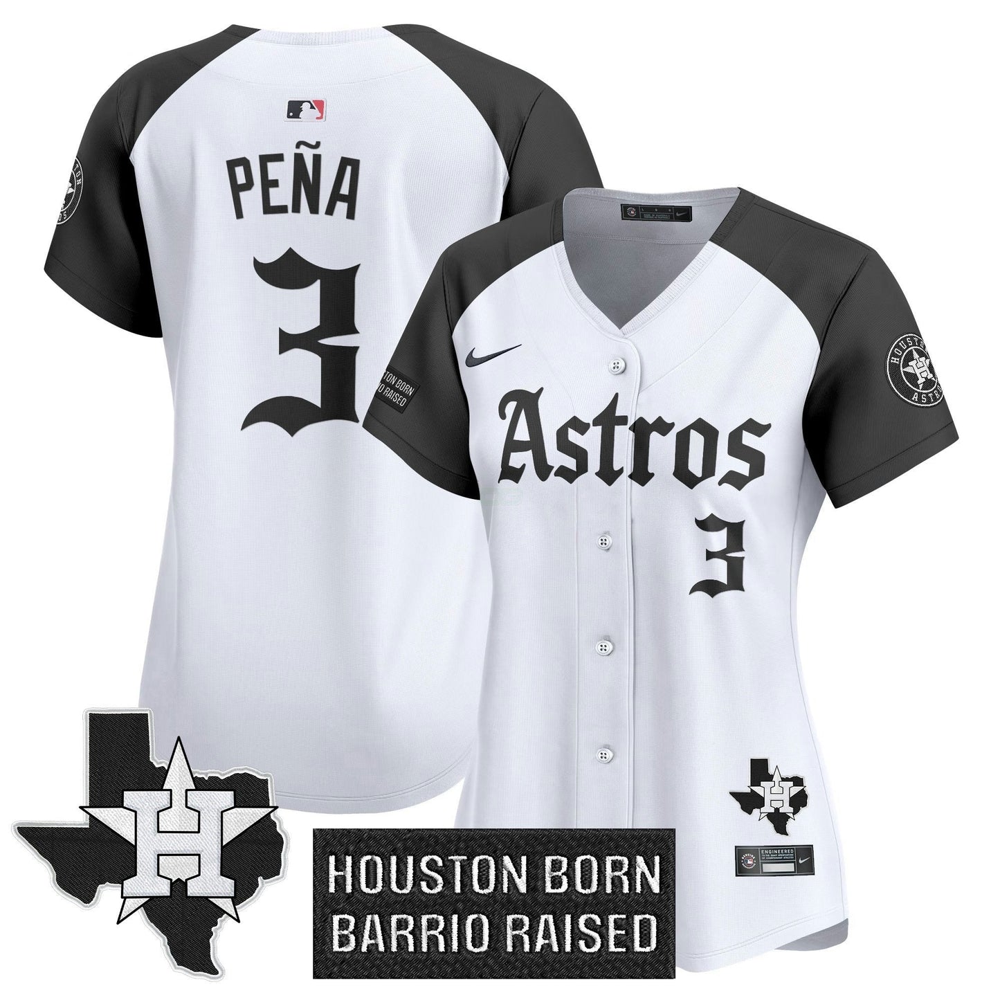Camisa MLB Women’s Houston ‘Gothic Edition’ Vapor Premier Limited Jersey