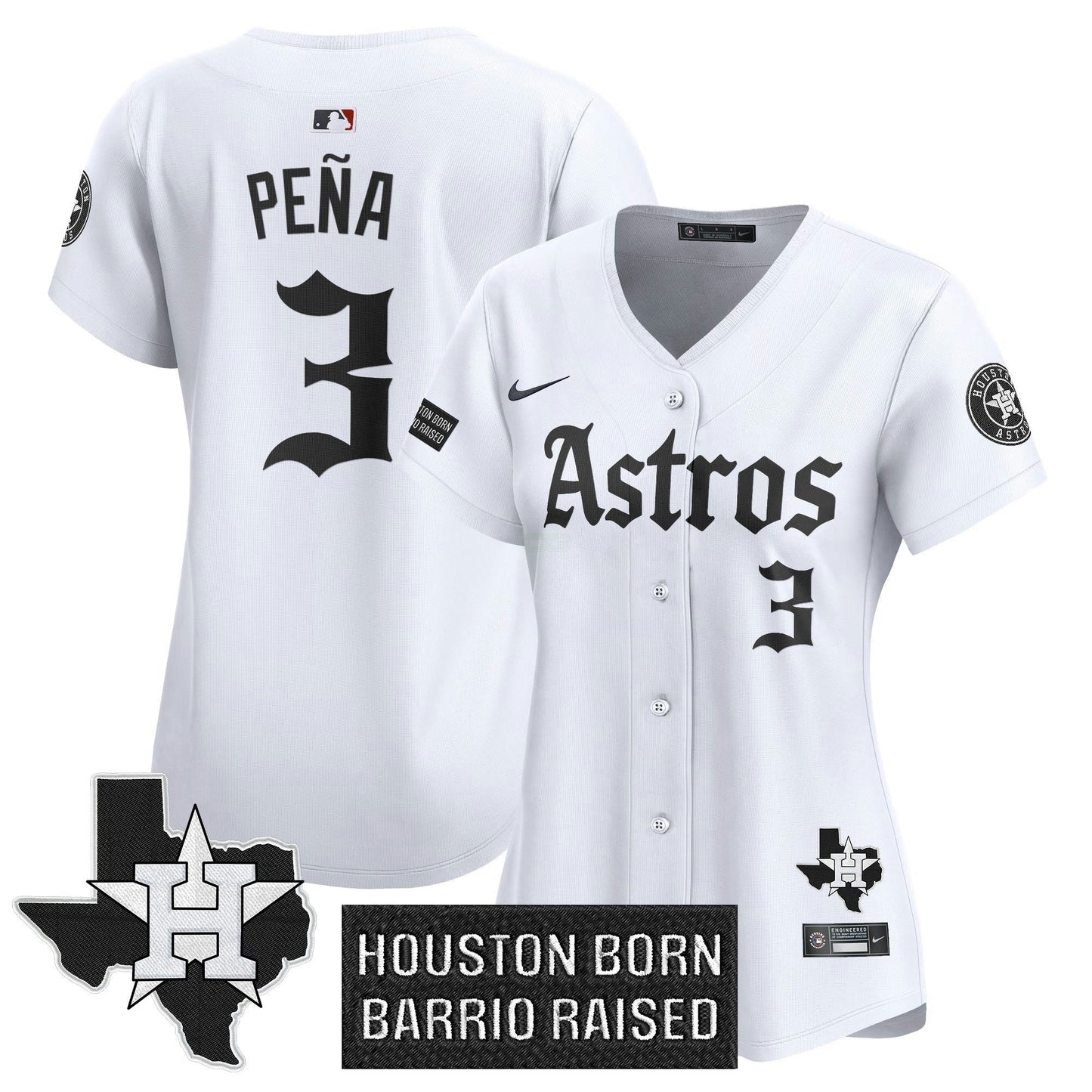 Camisa MLB Women’s Houston ‘Gothic Edition’ Vapor Premier Limited Jersey