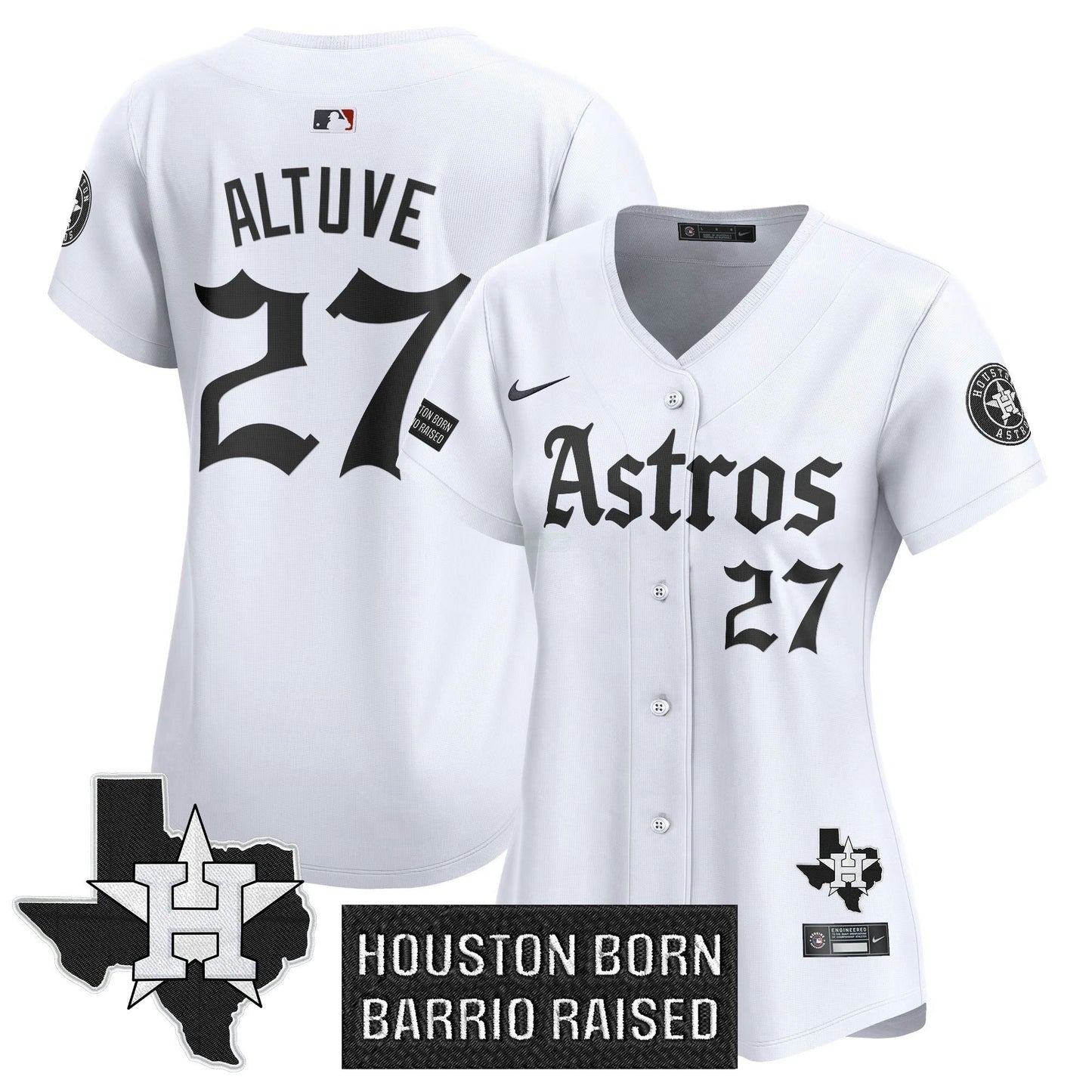 Camisa MLB Women’s Houston ‘Gothic Edition’ Vapor Premier Limited Jersey