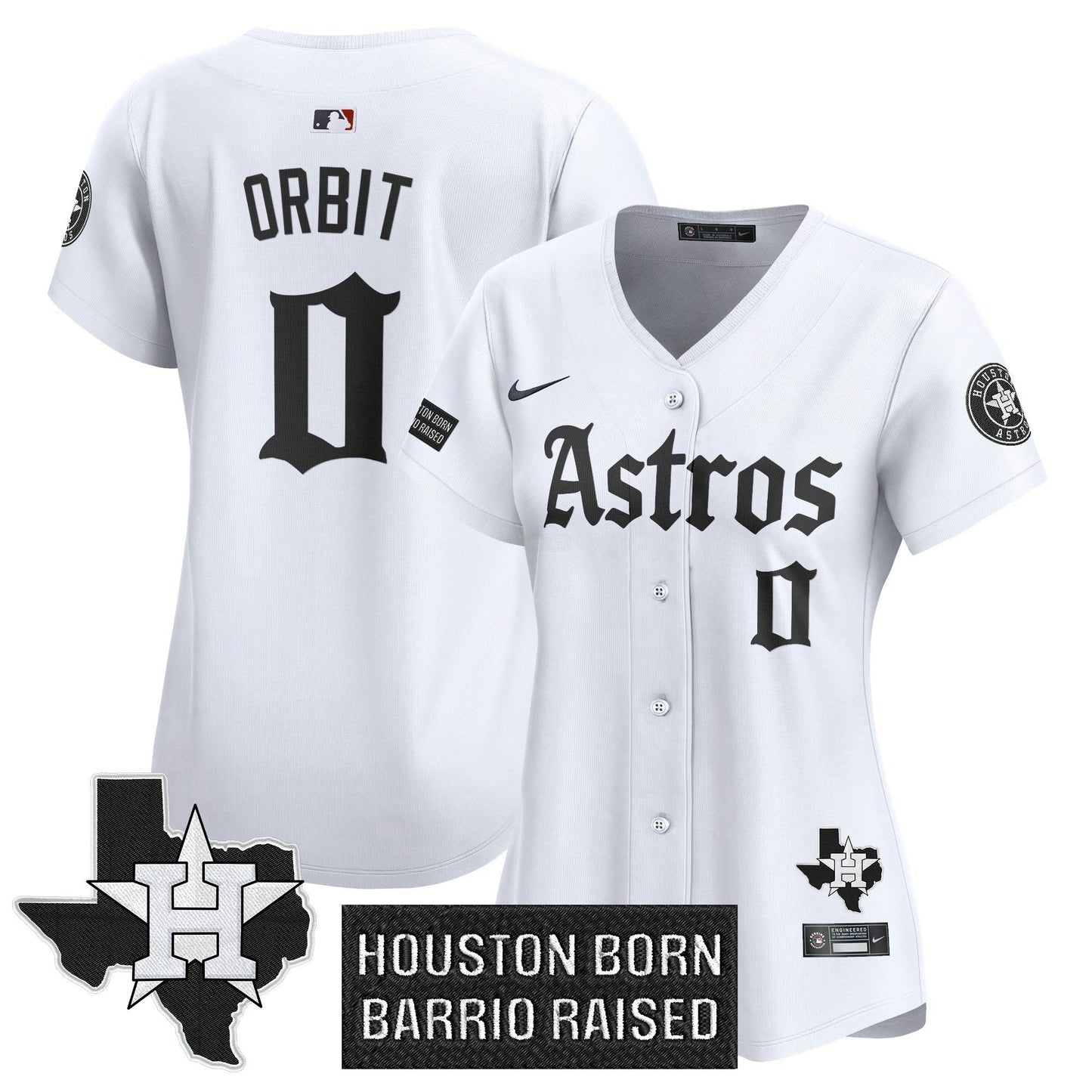 Camisa MLB Women’s Houston ‘Gothic Edition’ Vapor Premier Limited Jersey