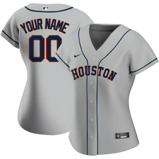 Camisa MLB Women’s Houston Gray Jersey - Cinza