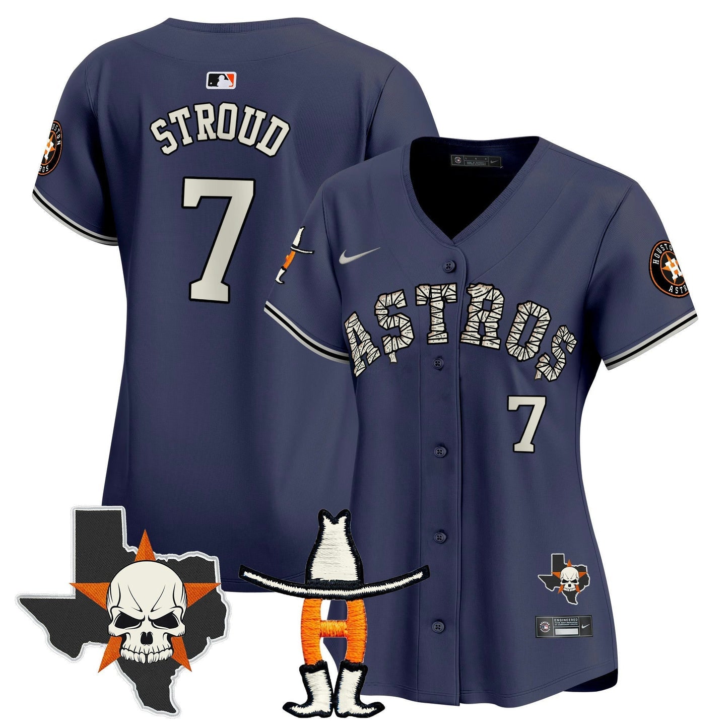 Camisa MLB Women’s Houston Halloween Vapor Premier Limited Jersey