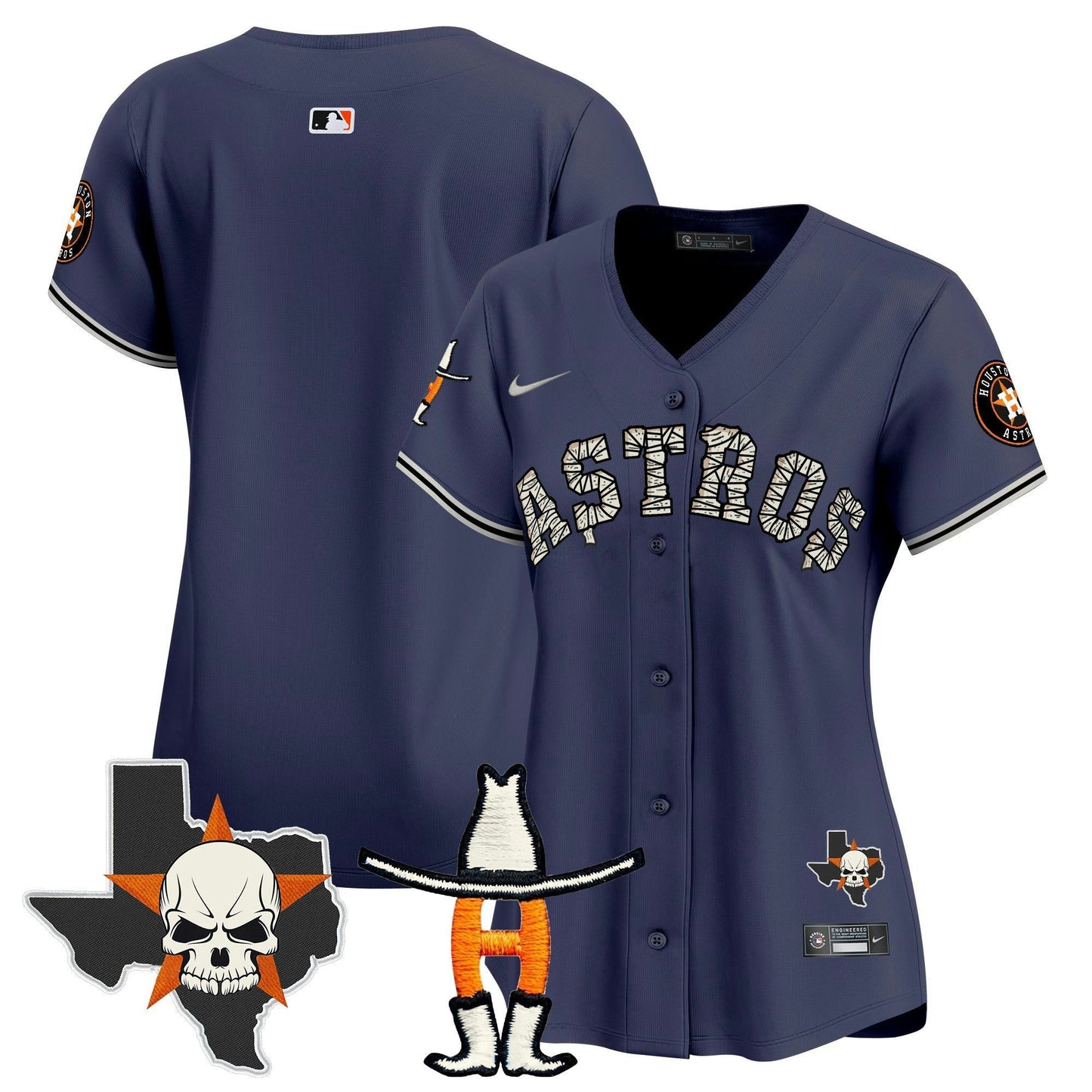 Camisa MLB Women’s Houston Halloween Vapor Premier Limited Jersey