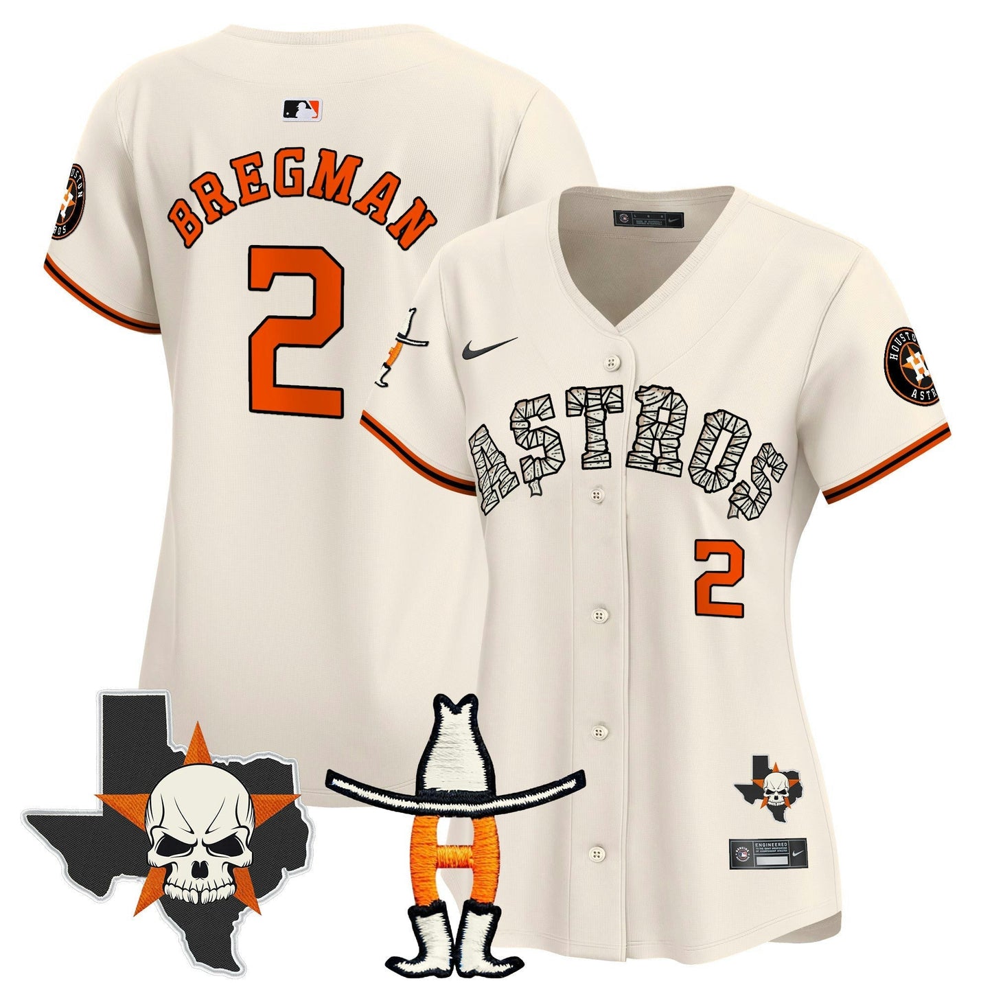 Camisa MLB Women’s Houston Halloween Vapor Premier Limited Jersey