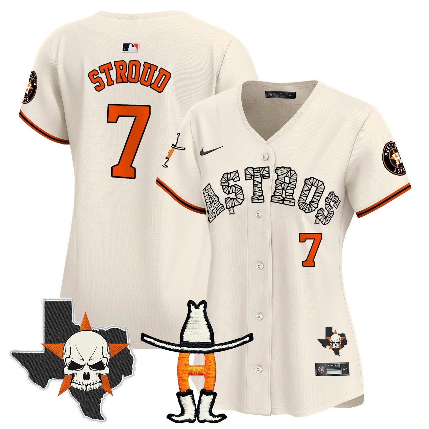 Camisa MLB Women’s Houston Halloween Vapor Premier Limited Jersey