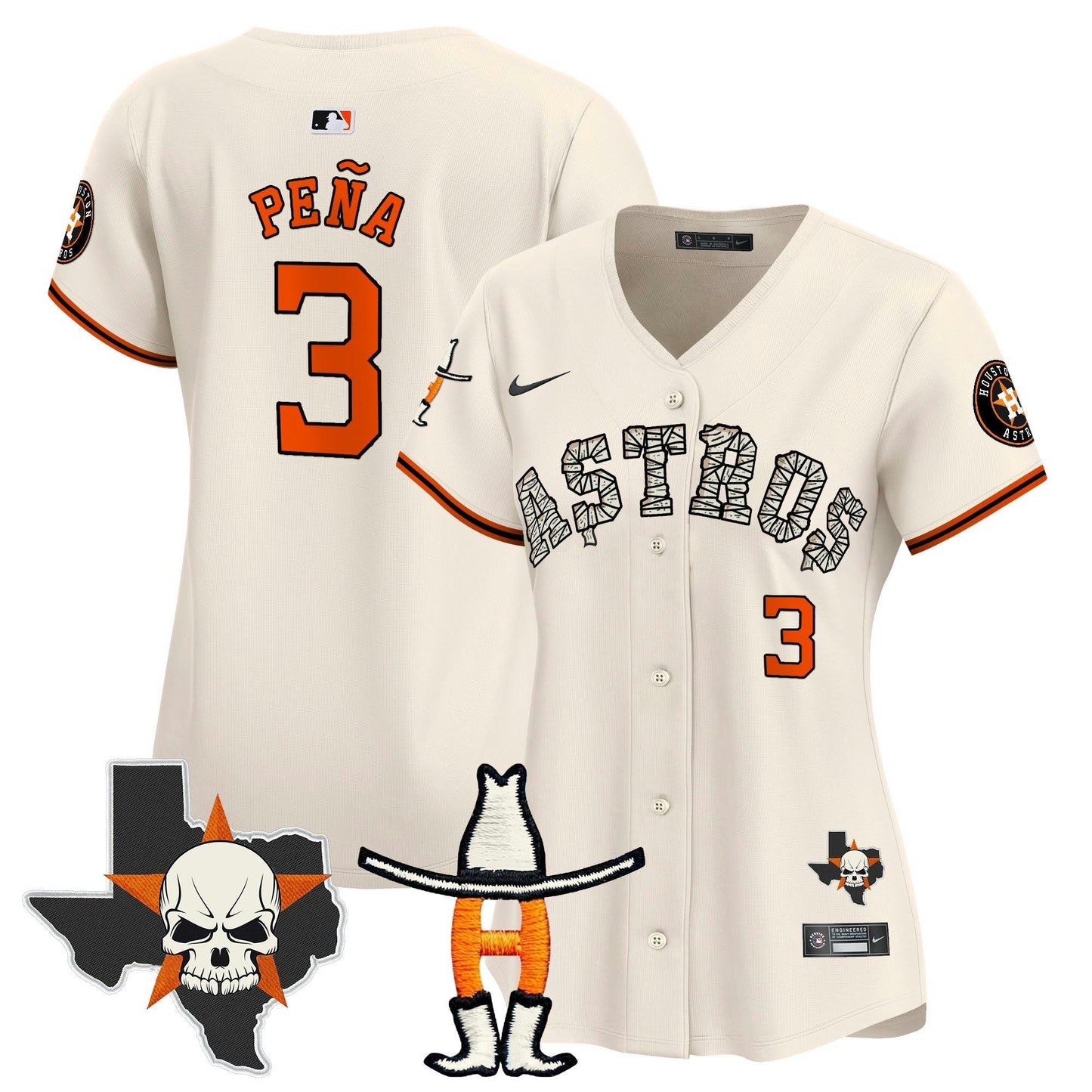 Camisa MLB Women’s Houston Halloween Vapor Premier Limited Jersey