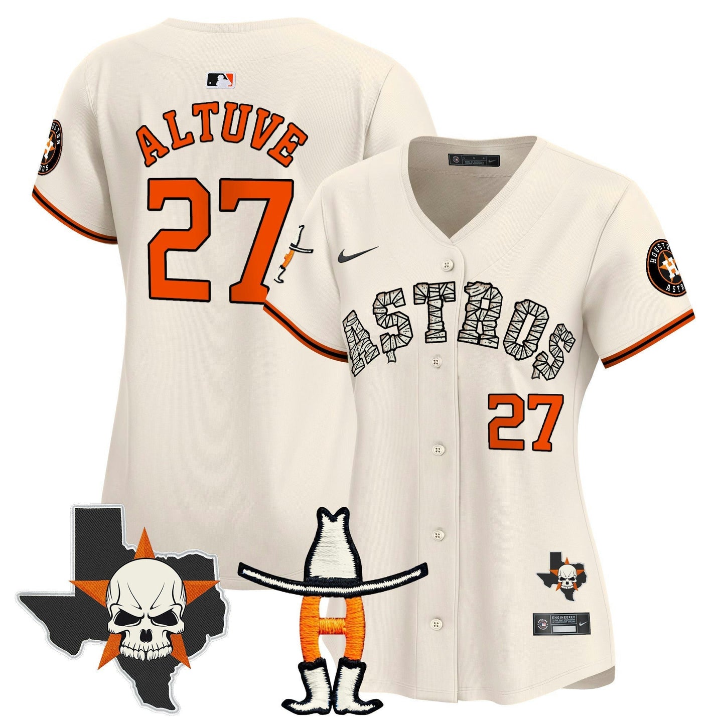 Camisa MLB Women’s Houston Halloween Vapor Premier Limited Jersey