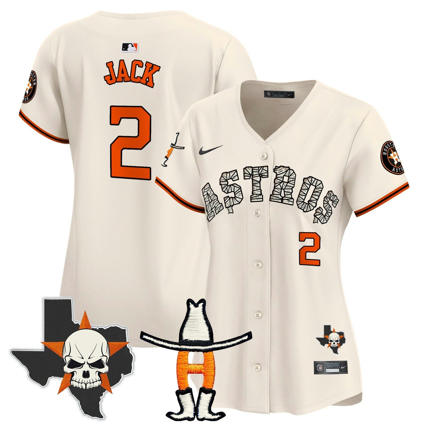 Camisa MLB Women’s Houston Halloween Vapor Premier Limited Jersey