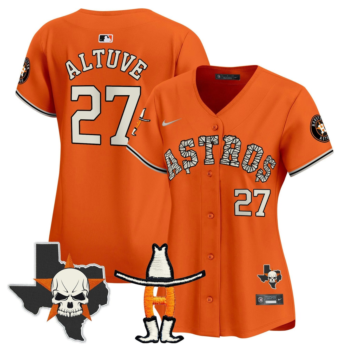 Camisa MLB Women’s Houston Halloween Vapor Premier Limited Jersey