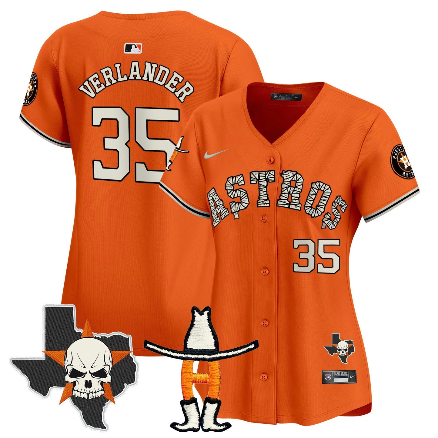 Camisa MLB Women’s Houston Halloween Vapor Premier Limited Jersey