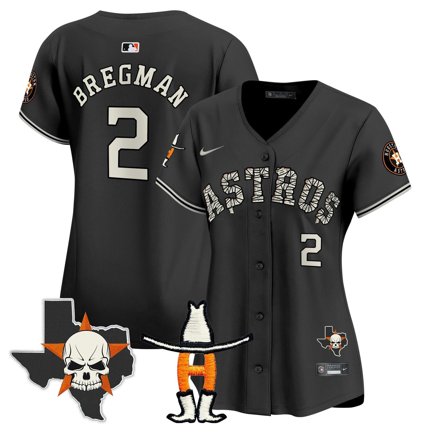 Camisa MLB Women’s Houston Halloween Vapor Premier Limited Jersey