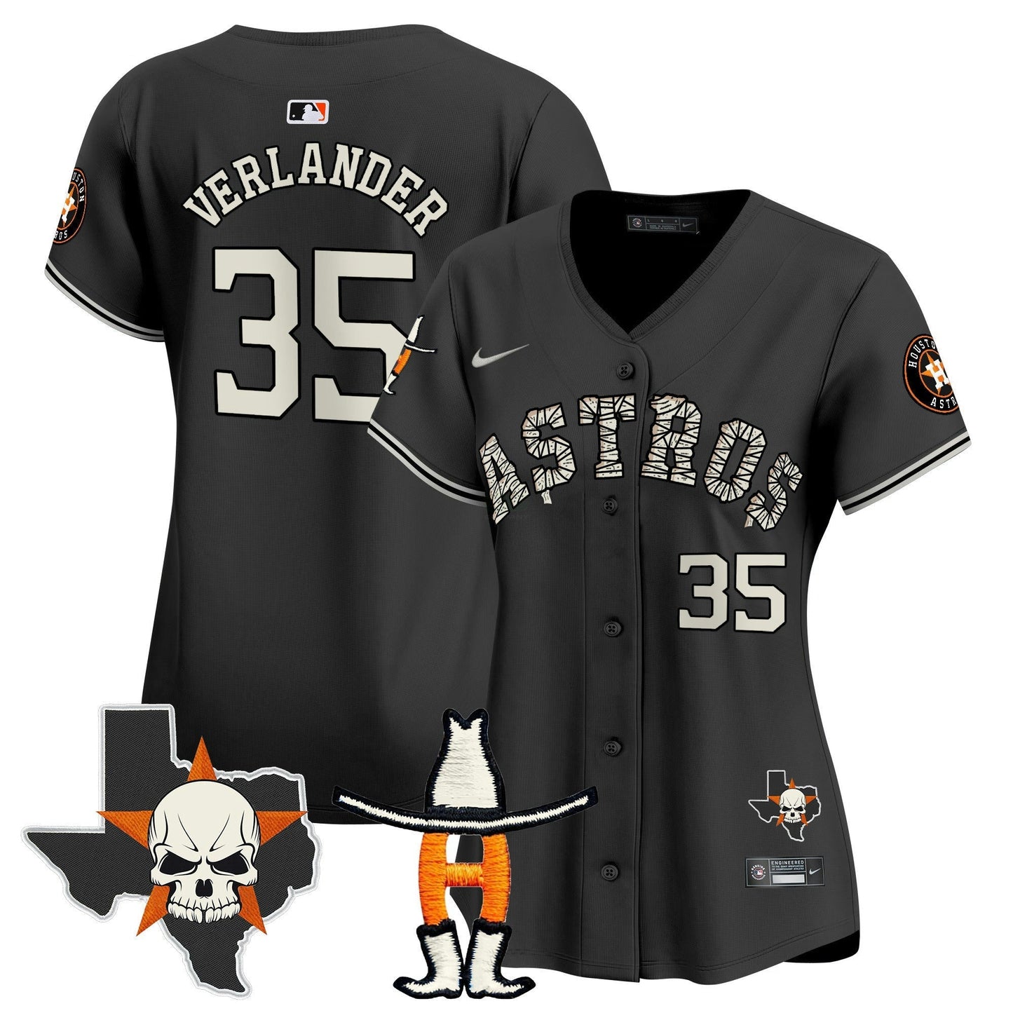 Camisa MLB Women’s Houston Halloween Vapor Premier Limited Jersey