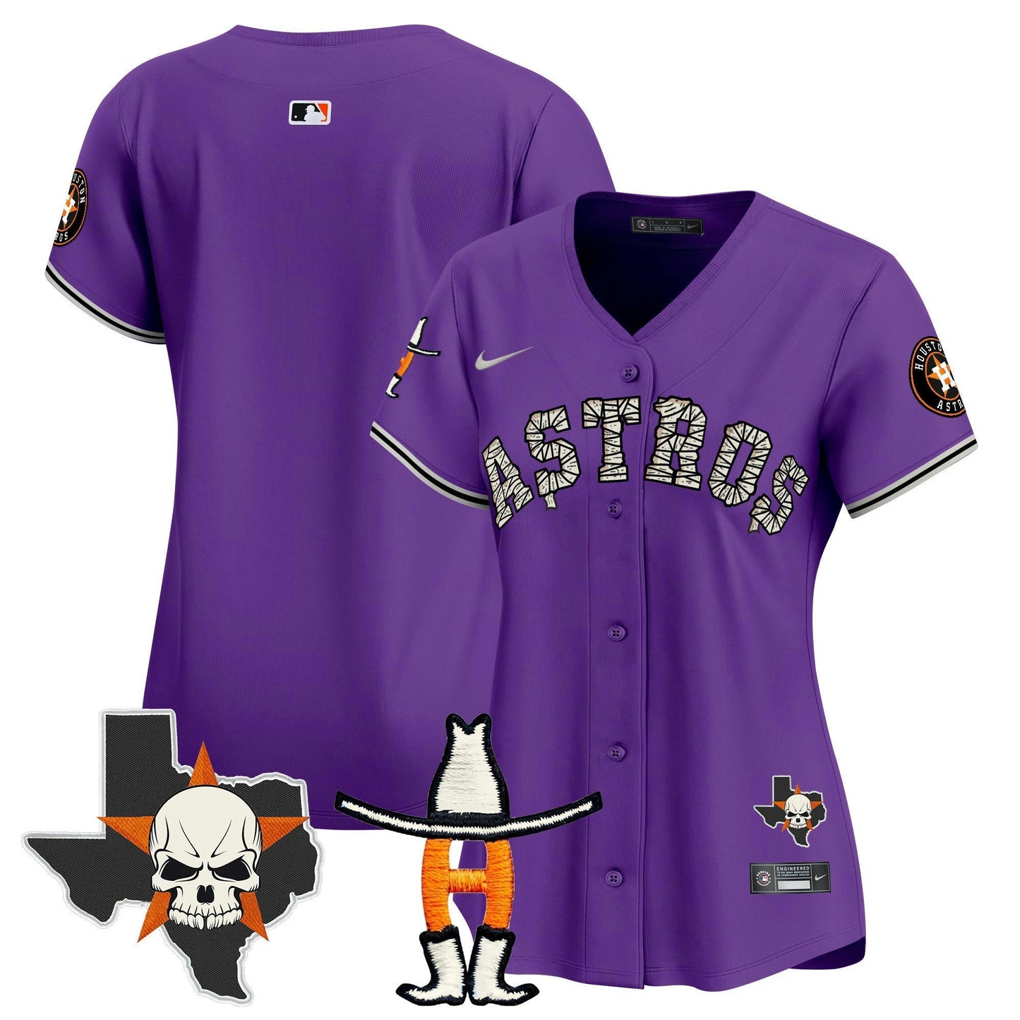 Camisa MLB Women’s Houston Halloween Vapor Premier Limited Jersey