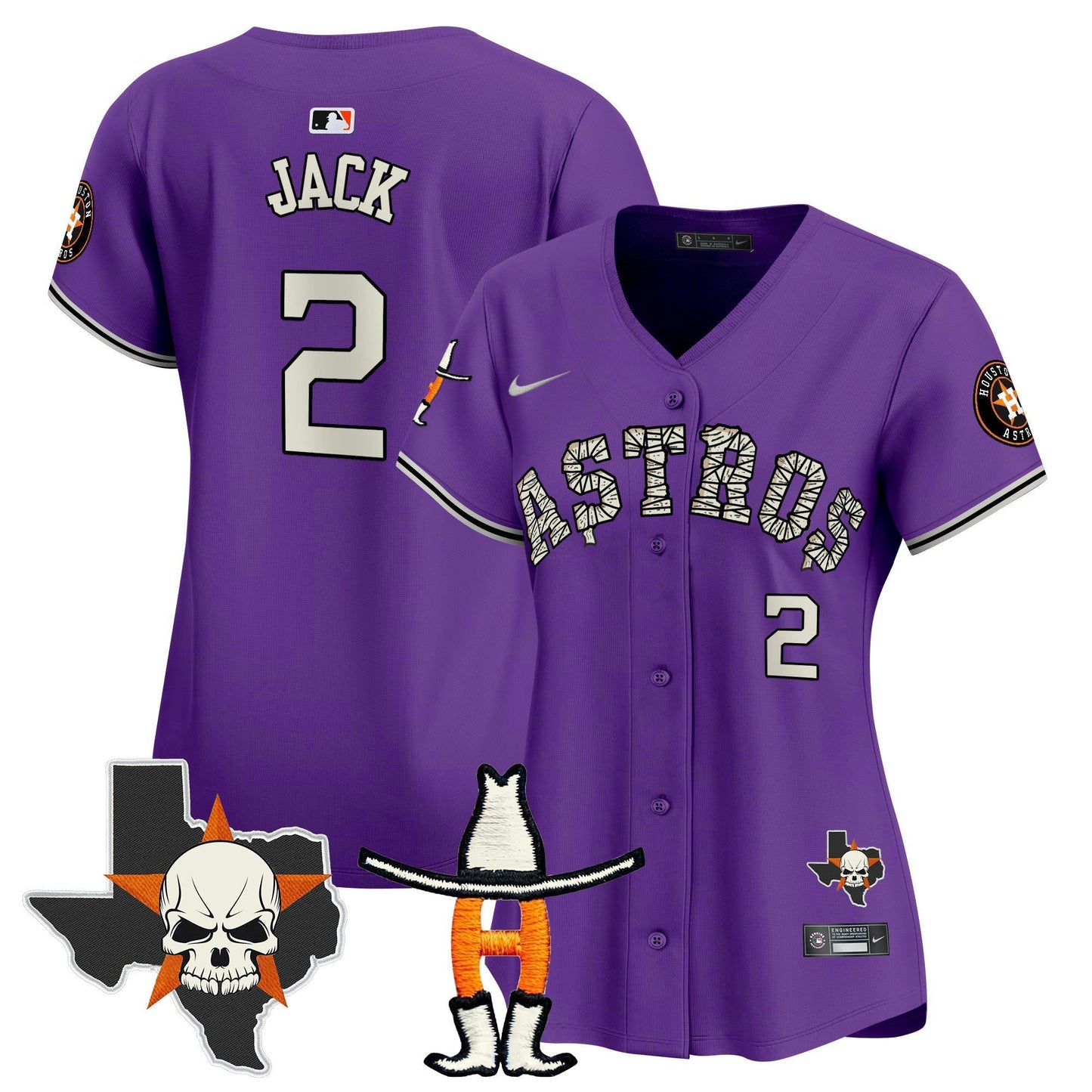 Camisa MLB Women’s Houston Halloween Vapor Premier Limited Jersey