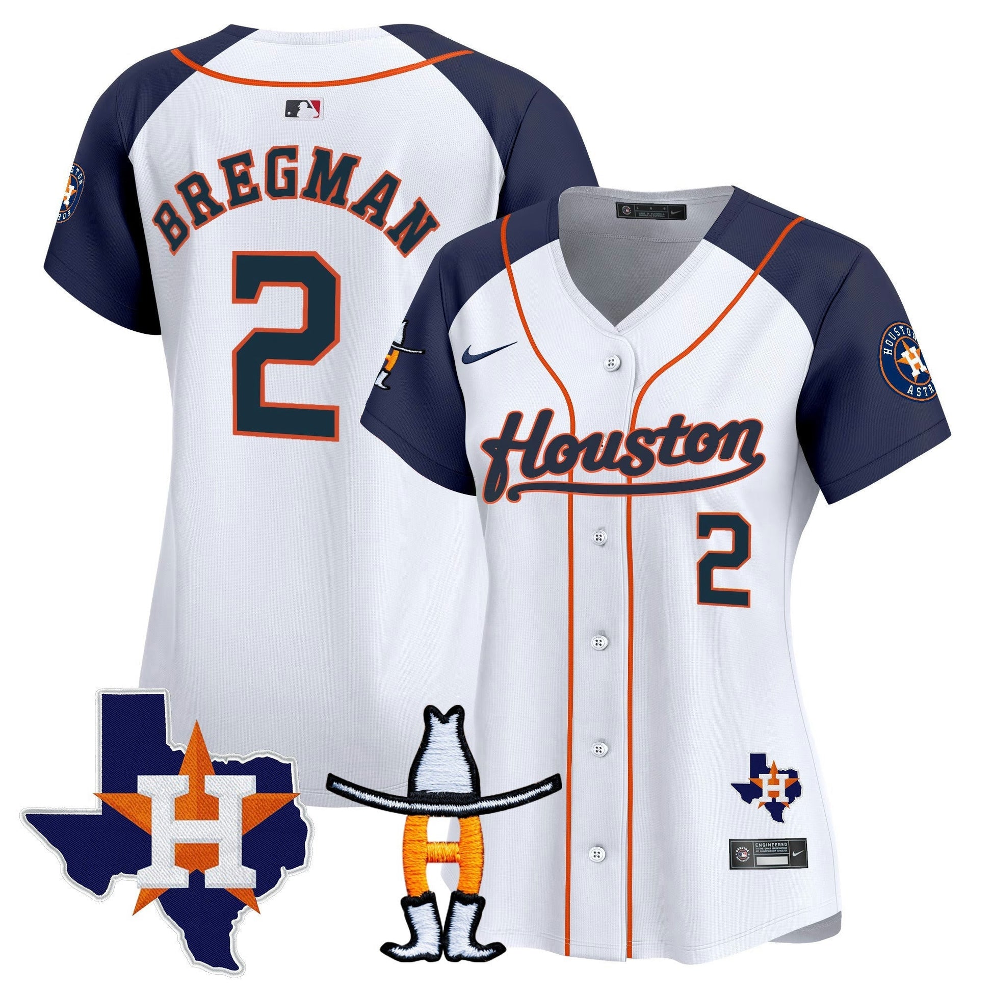 Camisa MLB Women’s Houston Houston Rodeo Patch Vapor Premier Limited Jersey