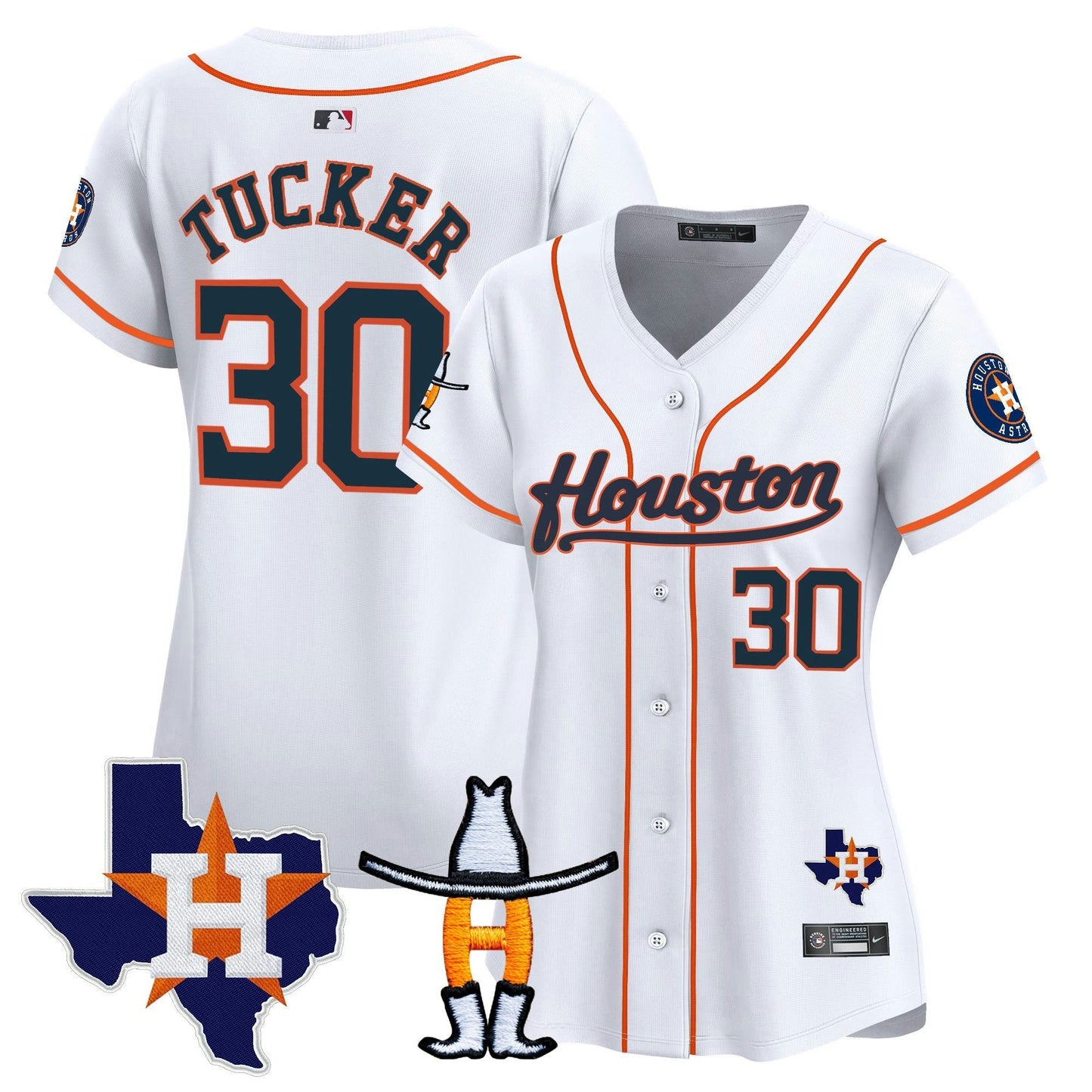 Camisa MLB Women’s Houston Houston Rodeo Patch Vapor Premier Limited Jersey