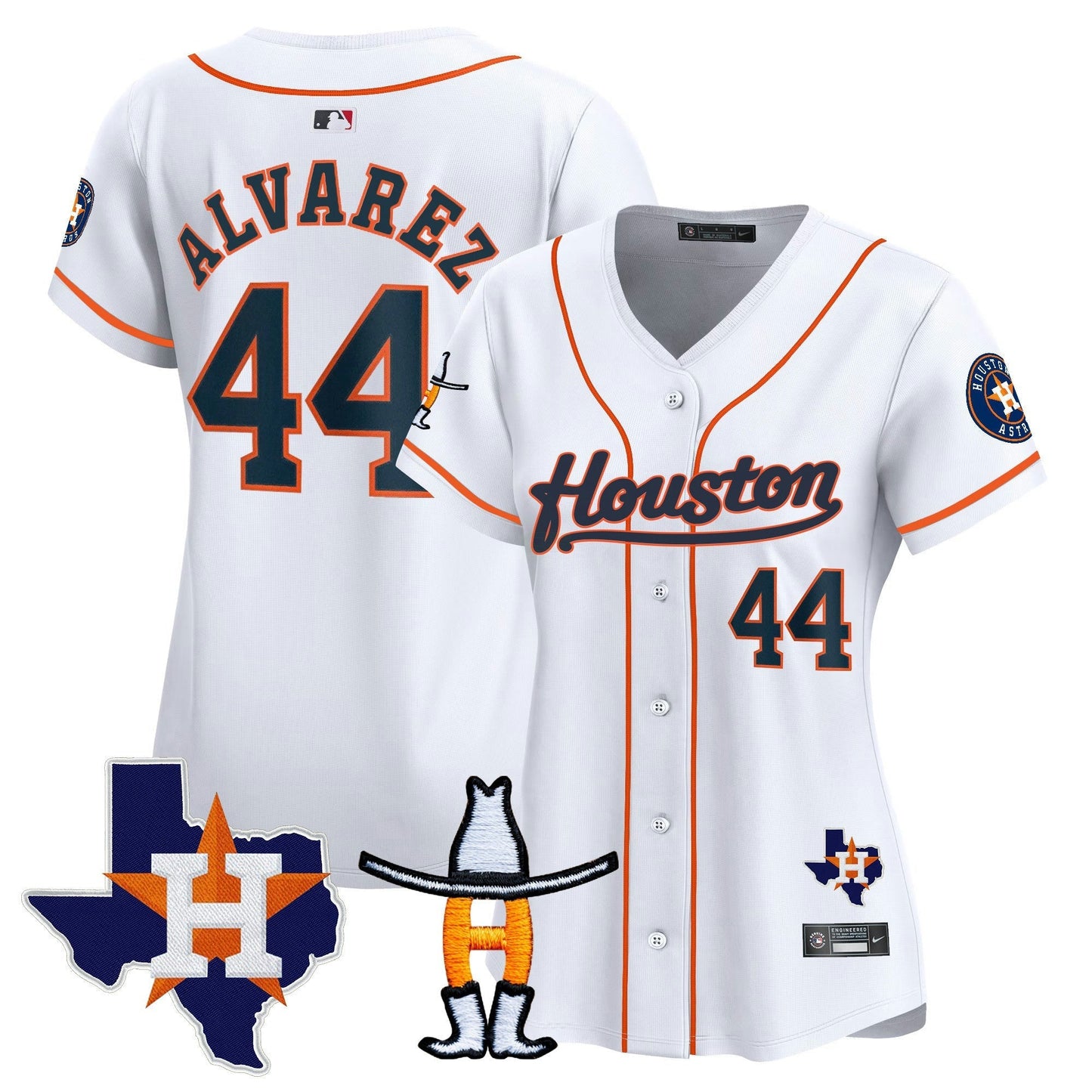 Camisa MLB Women’s Houston Houston Rodeo Patch Vapor Premier Limited Jersey