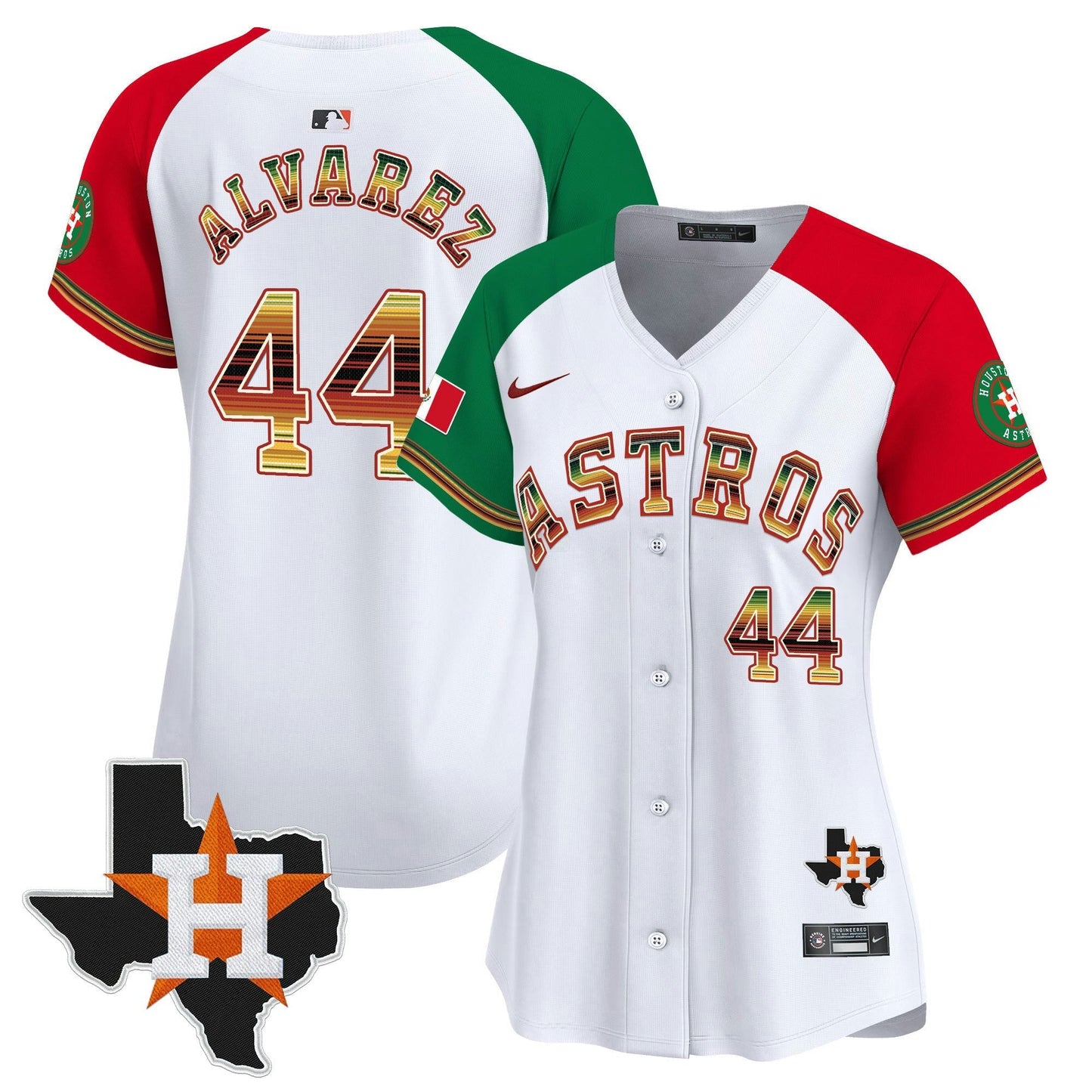Camisa MLB Women’s Houston Mexico Traditional Style Vapor Premier Limited Jersey
