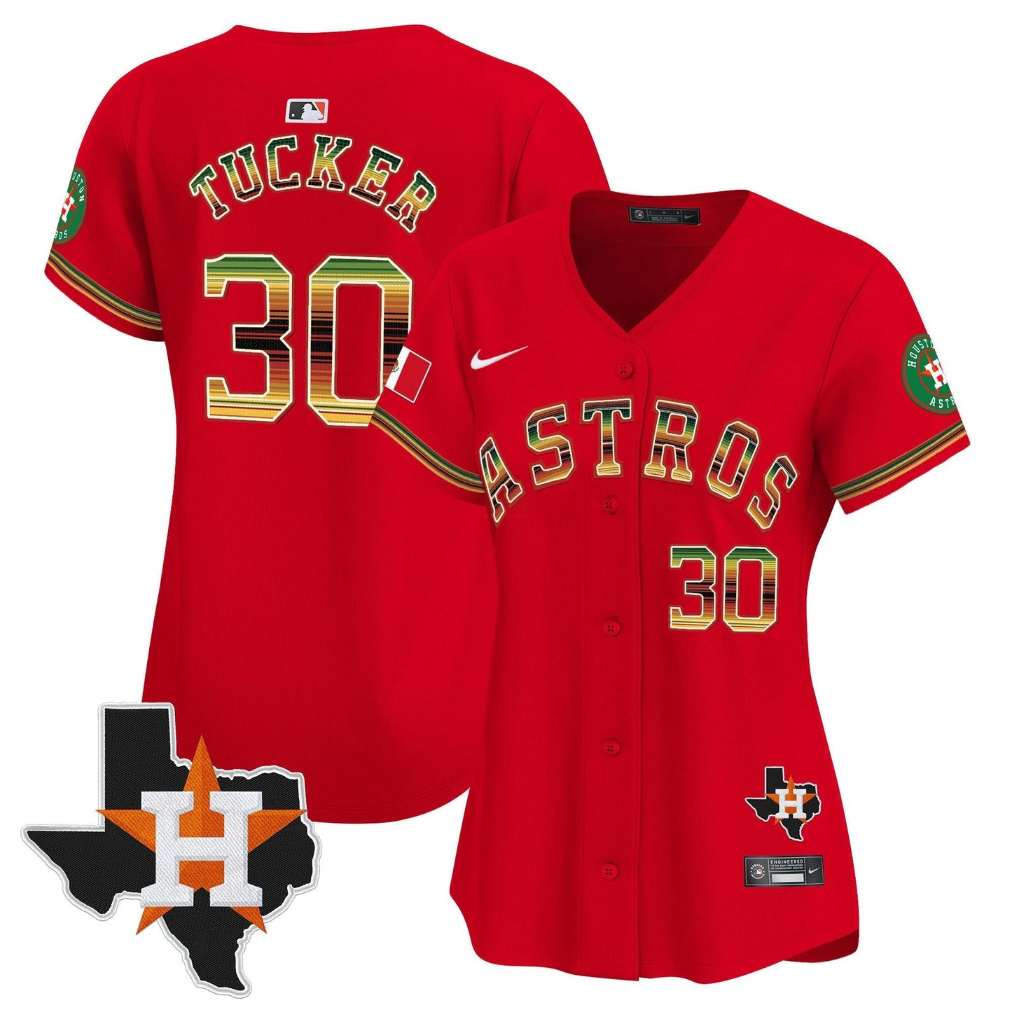 Camisa MLB Women’s Houston Mexico Traditional Style Vapor Premier Limited Jersey