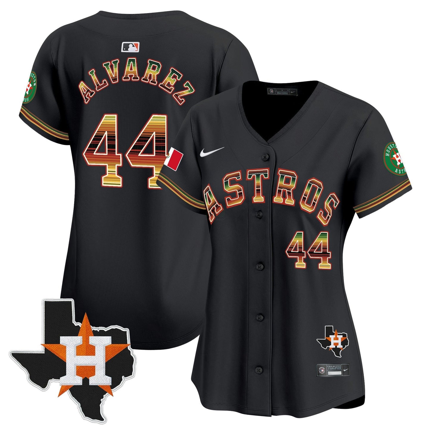 Camisa MLB Women’s Houston Mexico Traditional Style Vapor Premier Limited Jersey