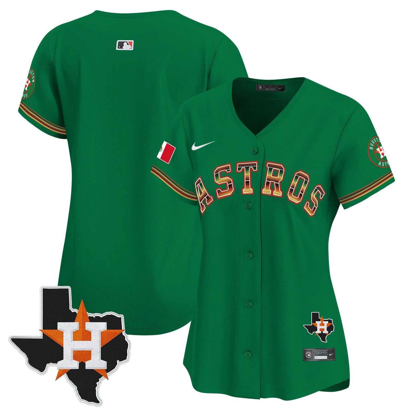 Camisa MLB Women’s Houston Mexico Traditional Style Vapor Premier Limited Jersey