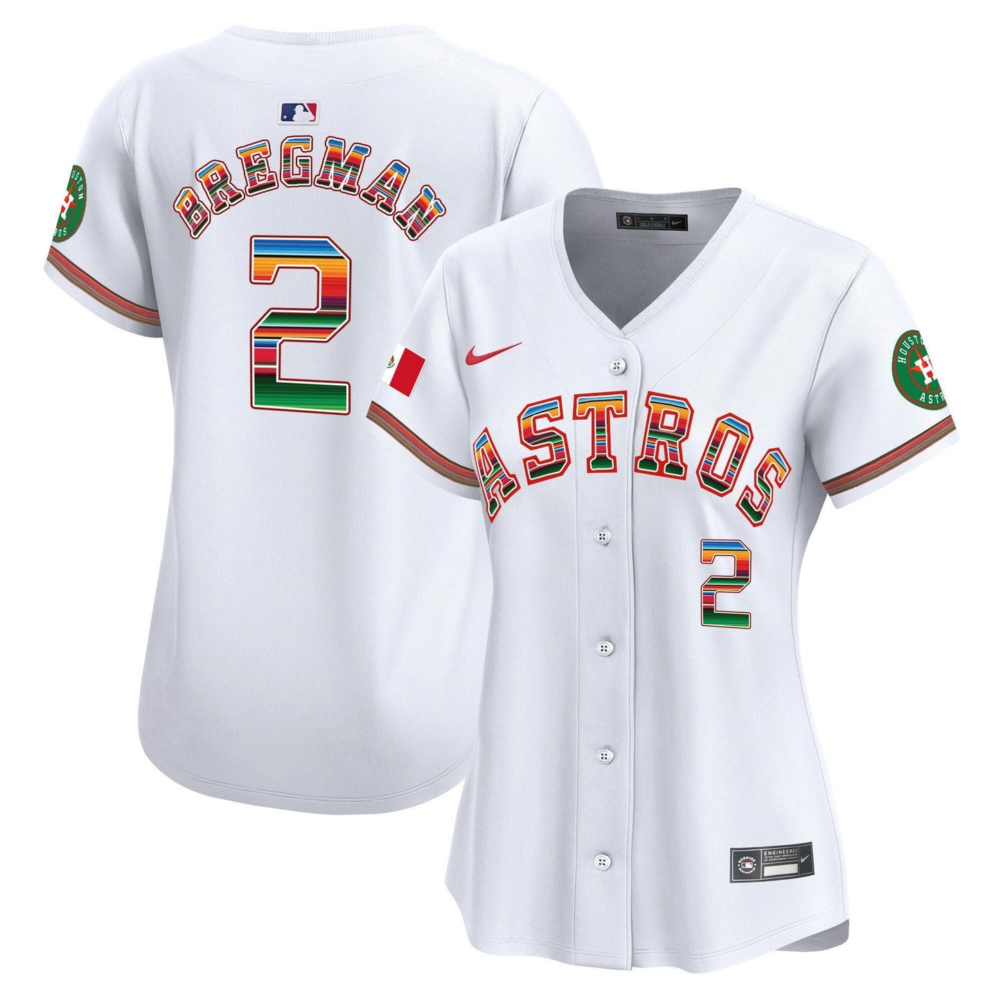 Camisa MLB Women’s Houston Mexico Vapor Premier Limited Jersey