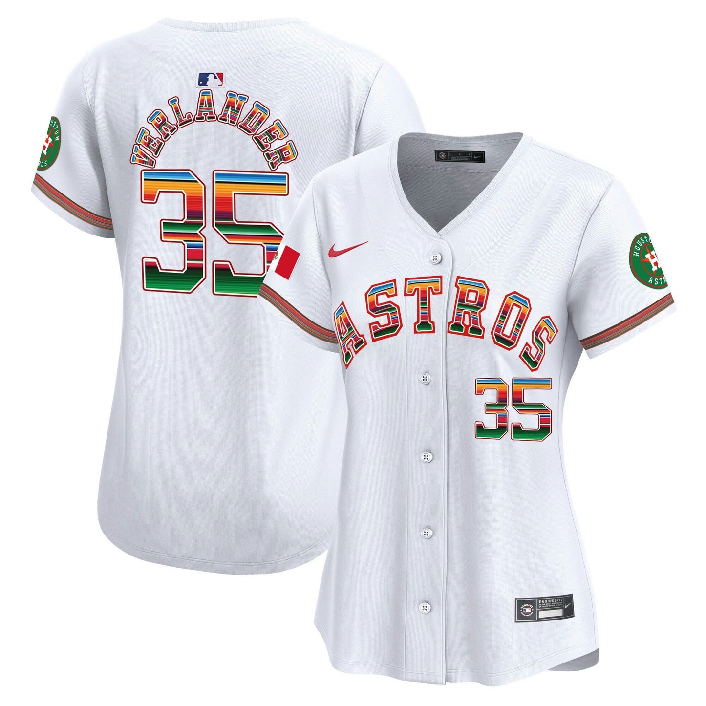Camisa MLB Women’s Houston Mexico Vapor Premier Limited Jersey
