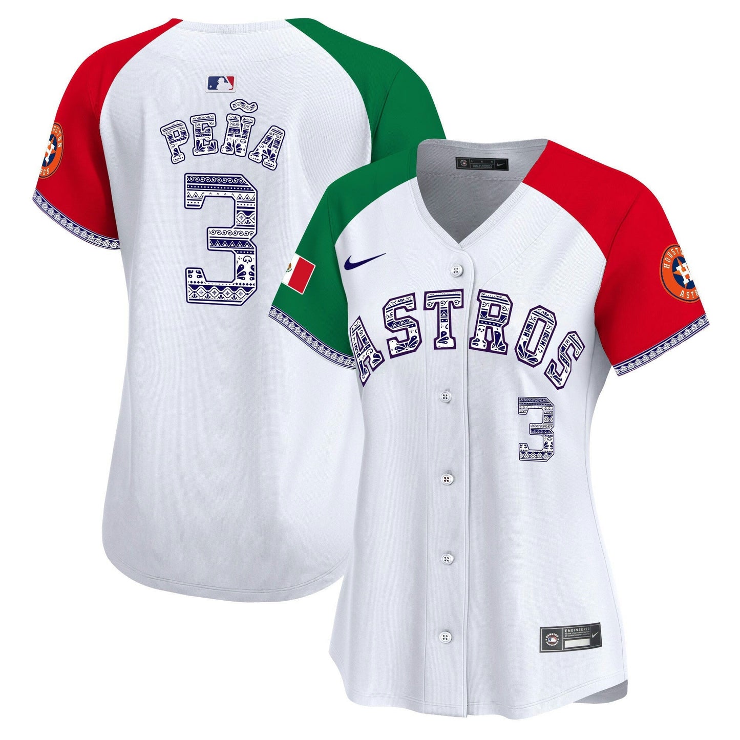 Camisa MLB Women’s Houston Mexico Vapor Premier Limited Jersey V2