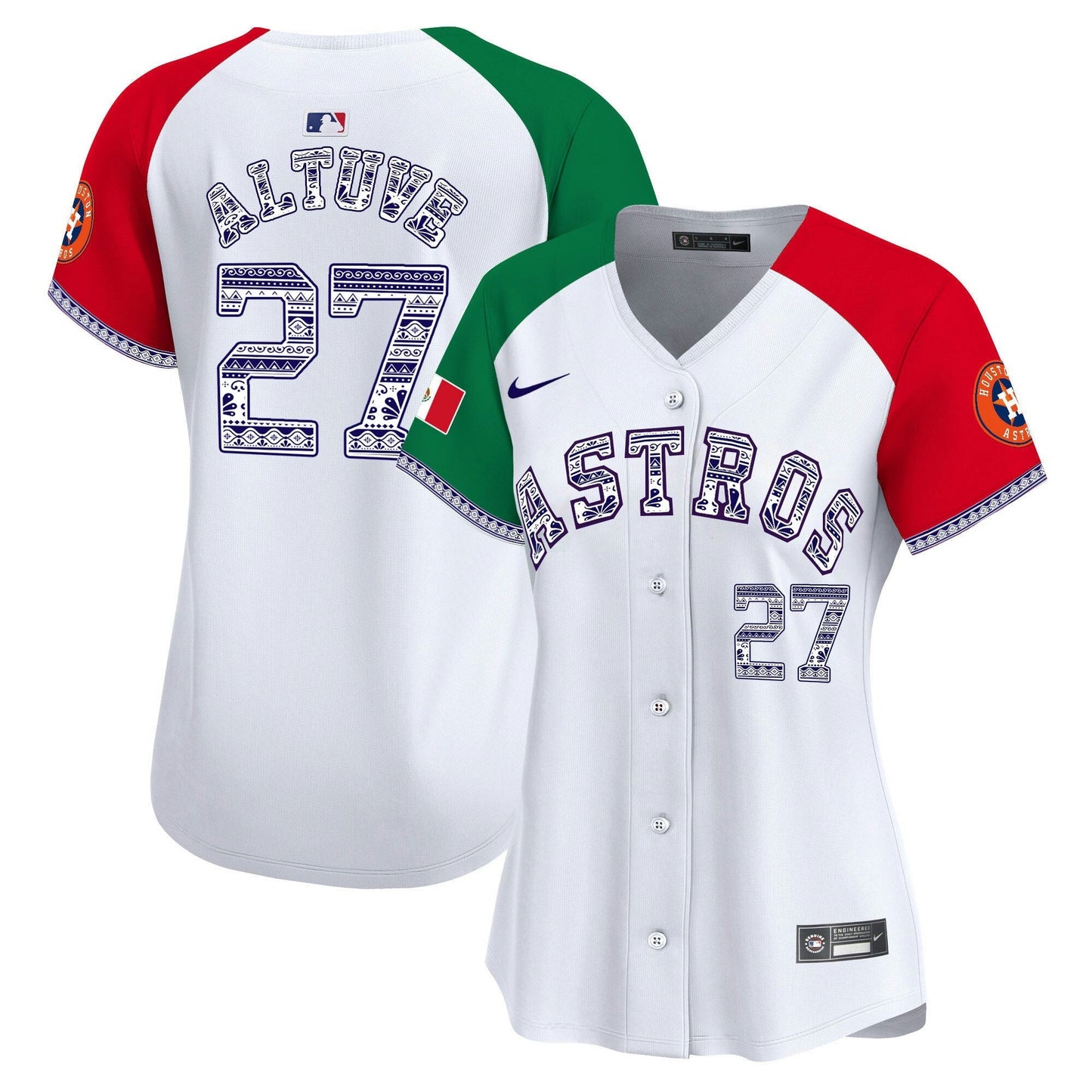 Camisa MLB Women’s Houston Mexico Vapor Premier Limited Jersey V2