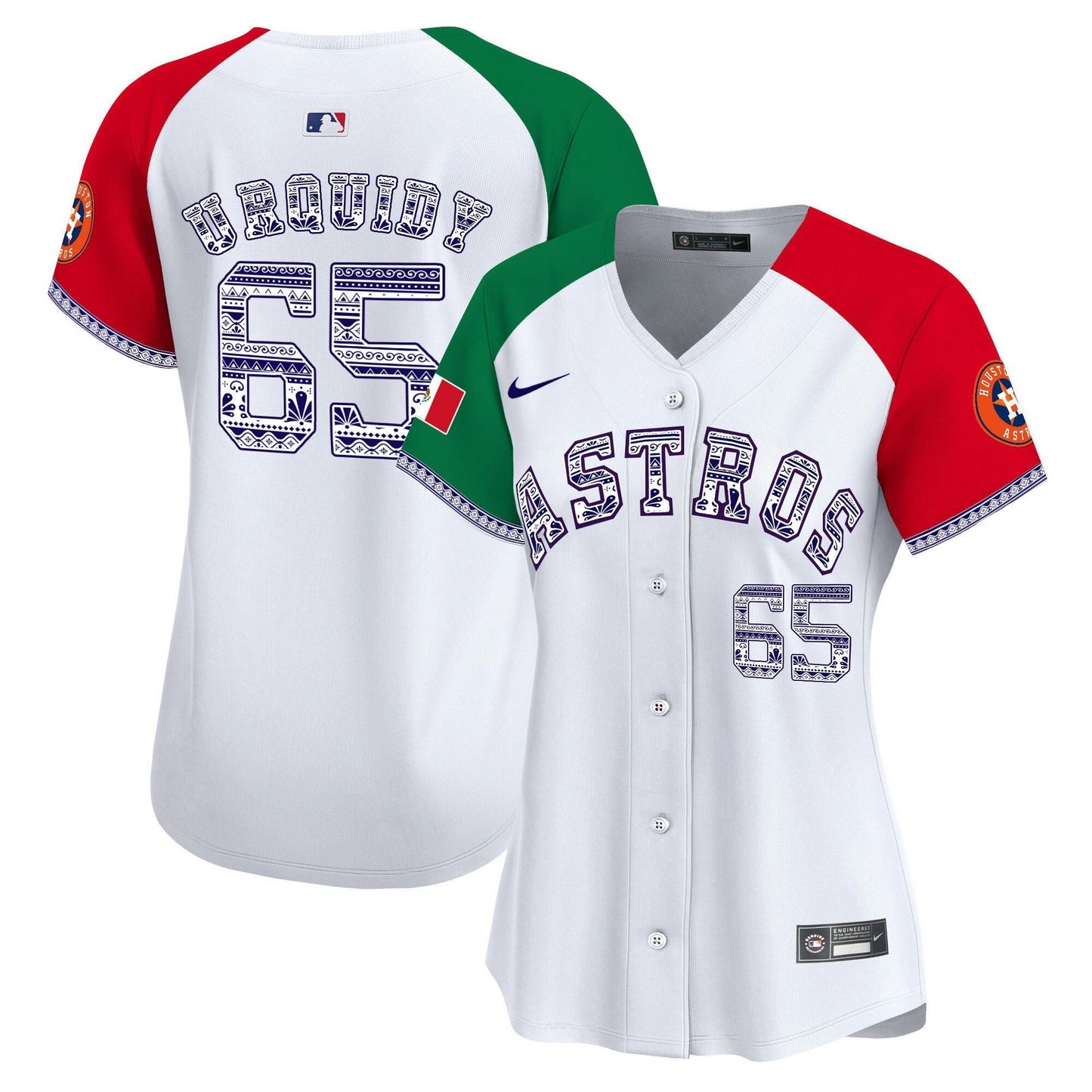 Camisa MLB Women’s Houston Mexico Vapor Premier Limited Jersey V2