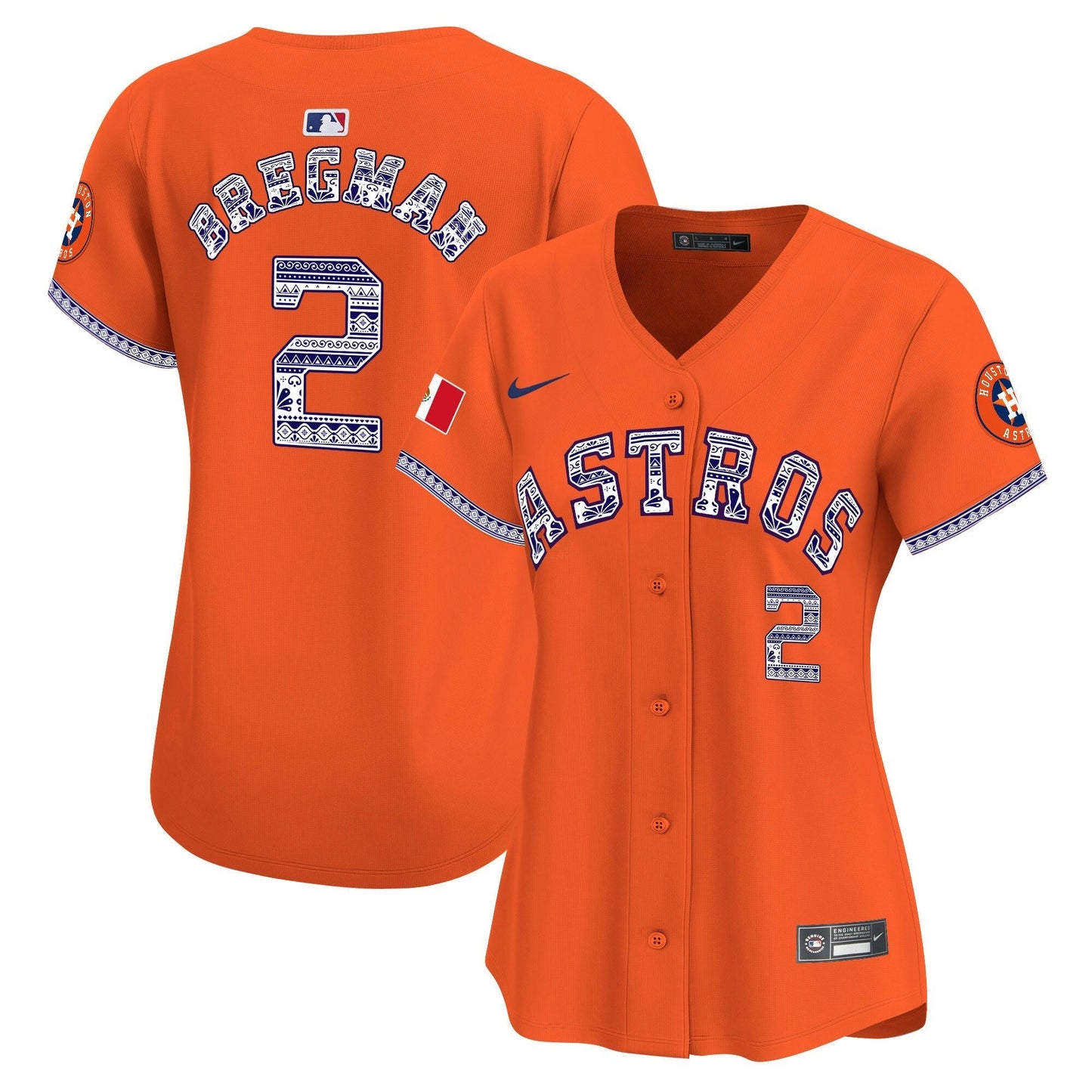 Camisa MLB Women’s Houston Mexico Vapor Premier Limited Jersey V2