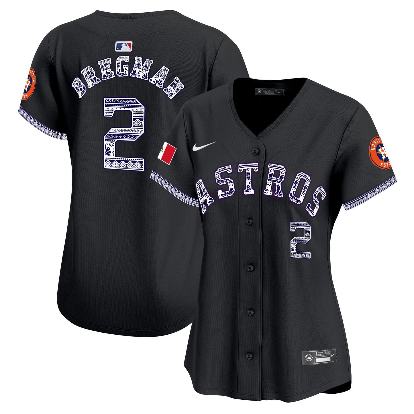 Camisa MLB Women’s Houston Mexico Vapor Premier Limited Jersey V2