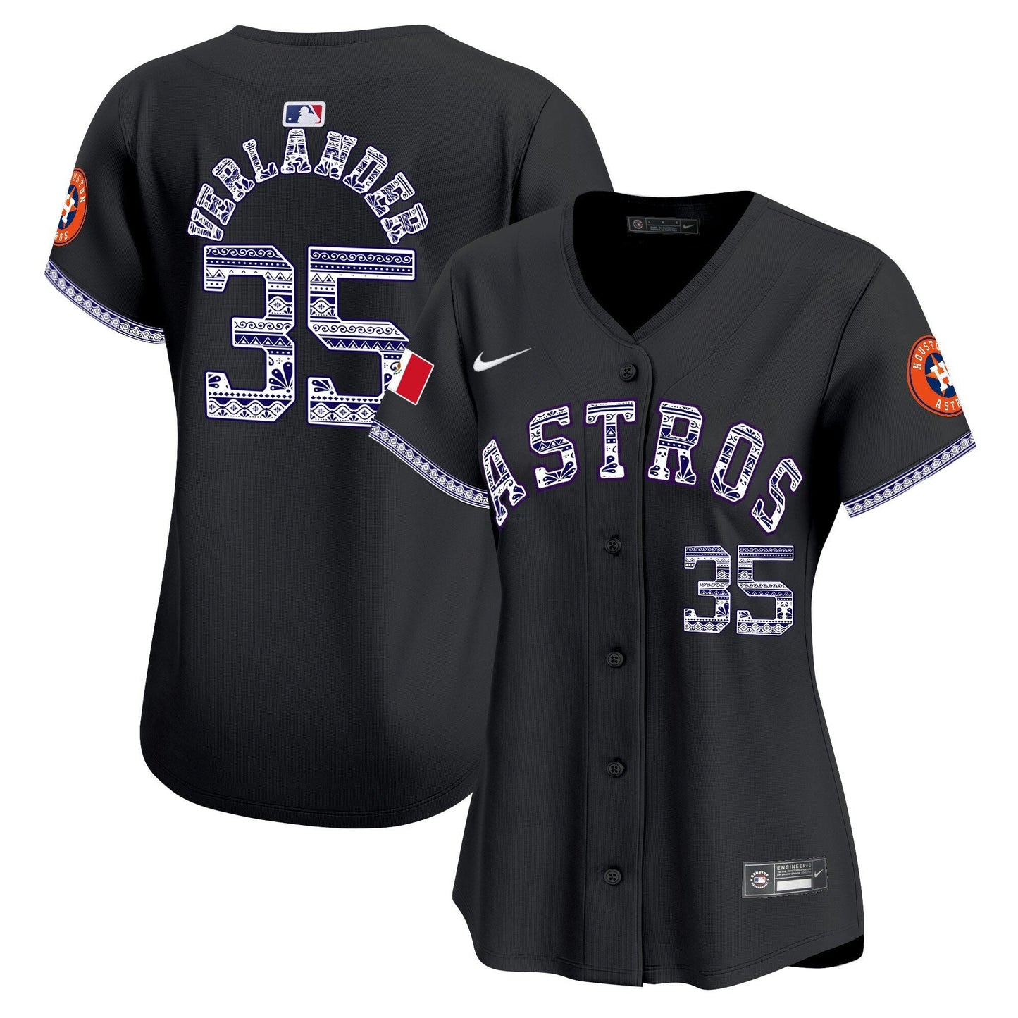 Camisa MLB Women’s Houston Mexico Vapor Premier Limited Jersey V2