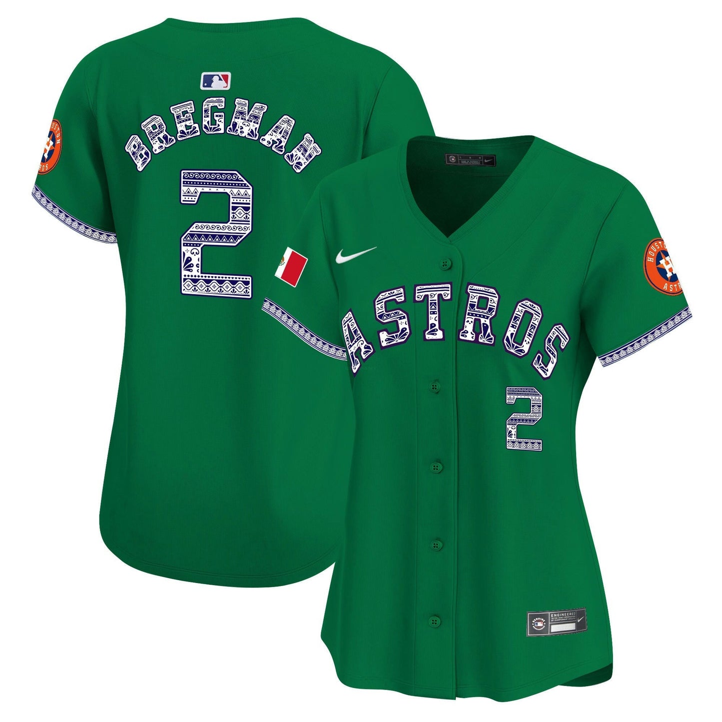 Camisa MLB Women’s Houston Mexico Vapor Premier Limited Jersey V2