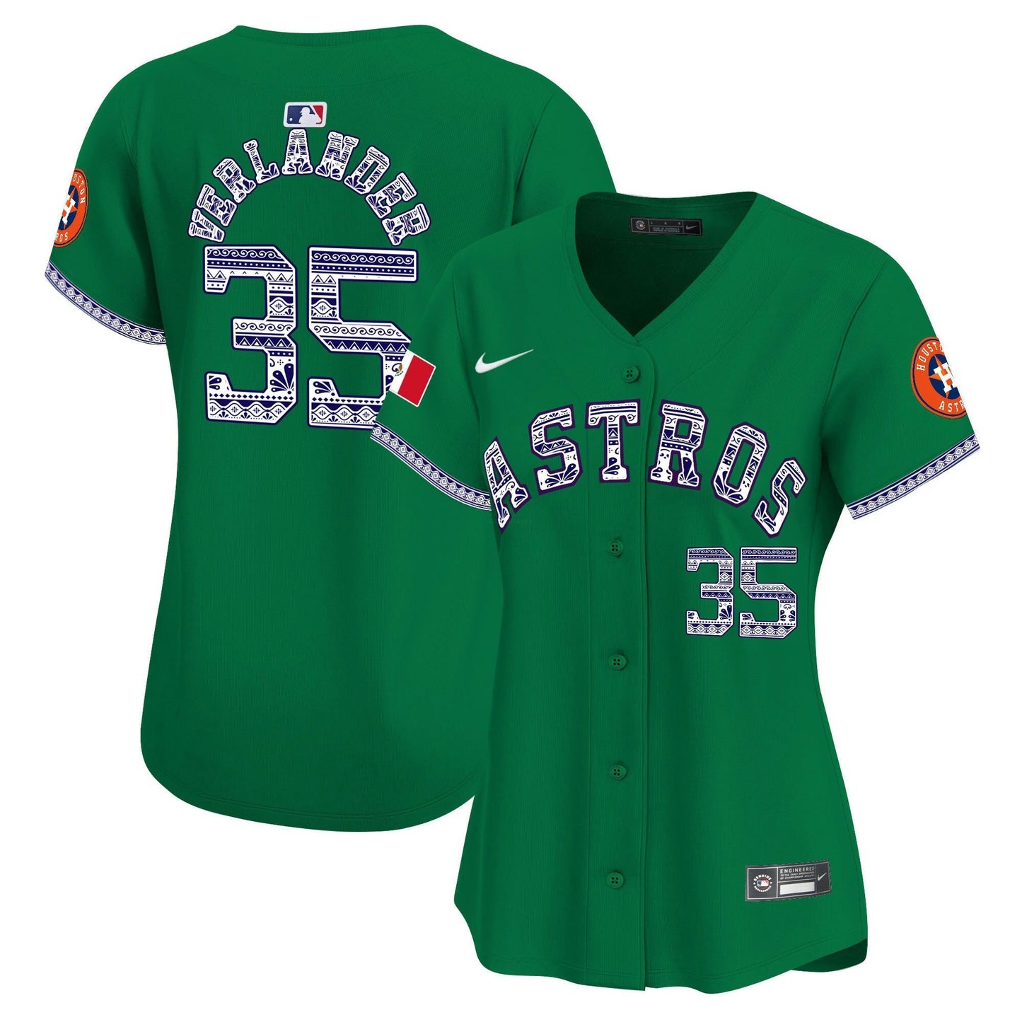 Camisa MLB Women’s Houston Mexico Vapor Premier Limited Jersey V2