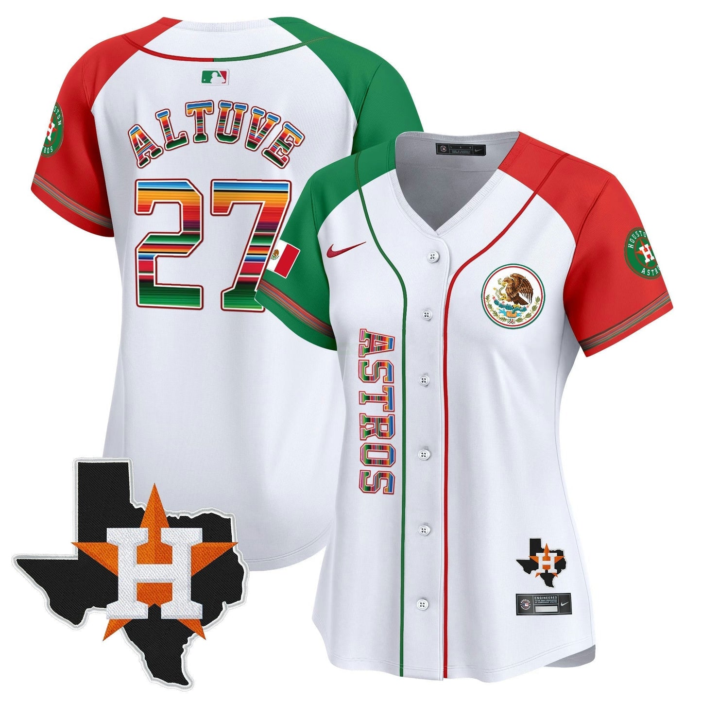 Camisa MLB Women’s Houston Mexico Vapor Premier Limited Jersey V4