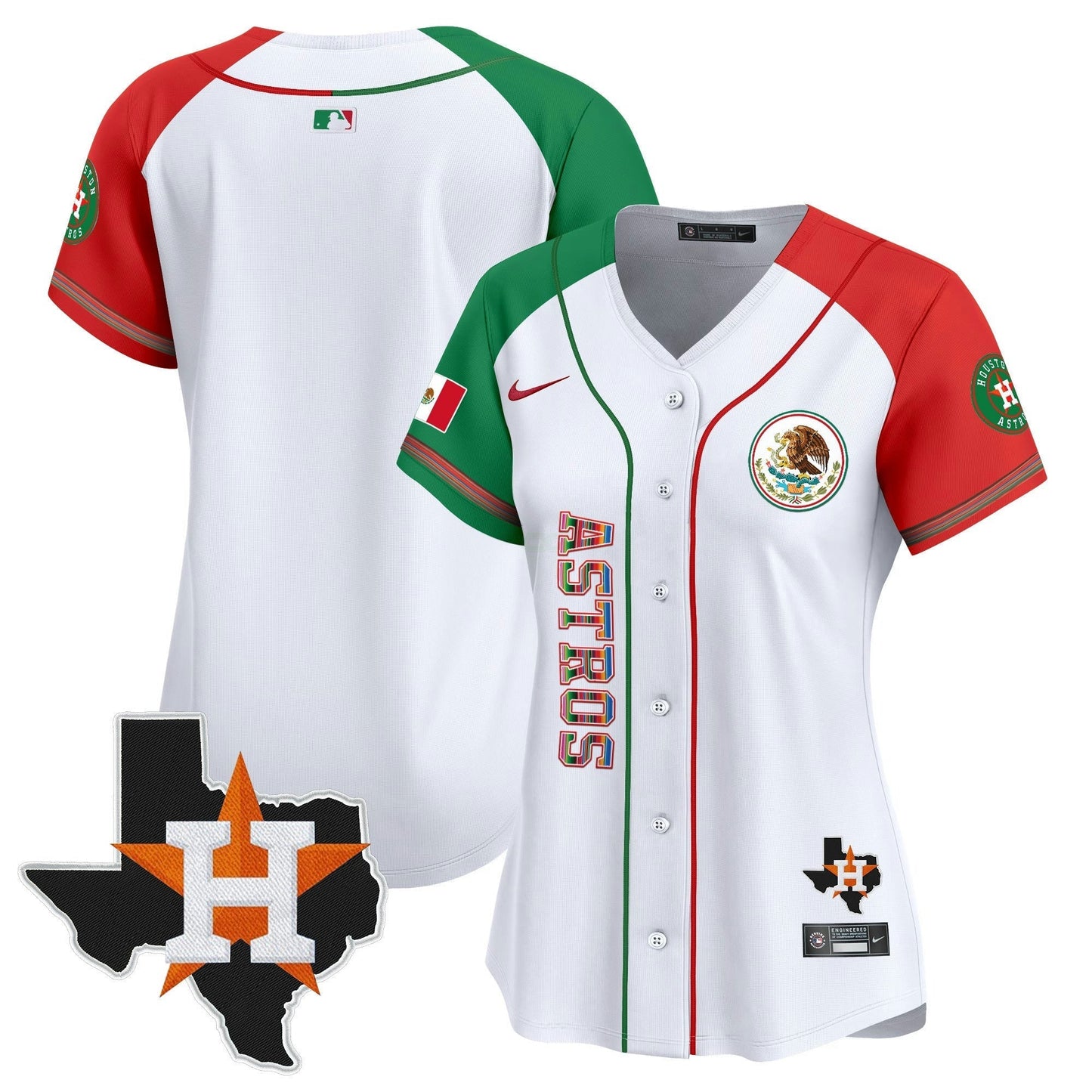 Camisa MLB Women’s Houston Mexico Vapor Premier Limited Jersey V4