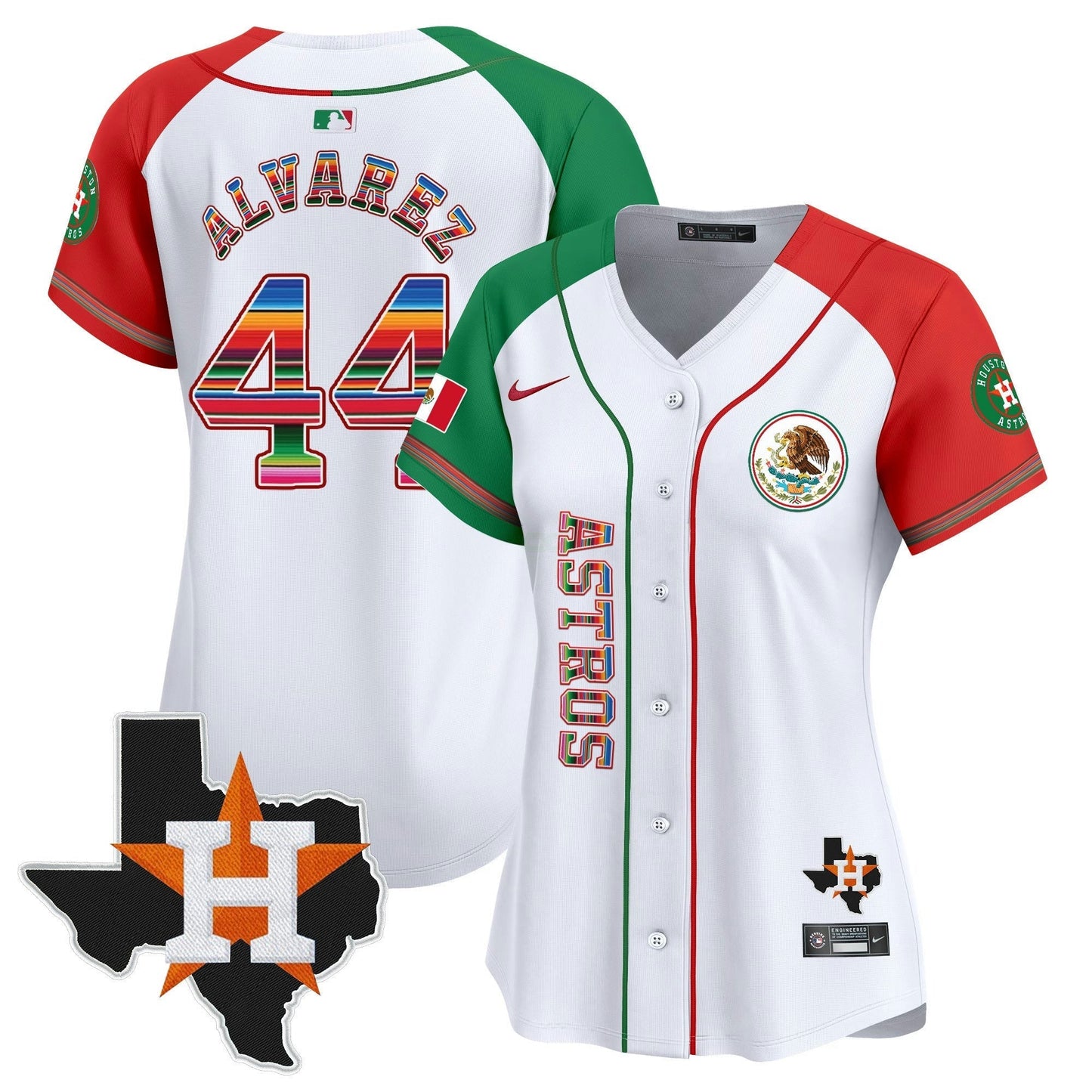 Camisa MLB Women’s Houston Mexico Vapor Premier Limited Jersey V4