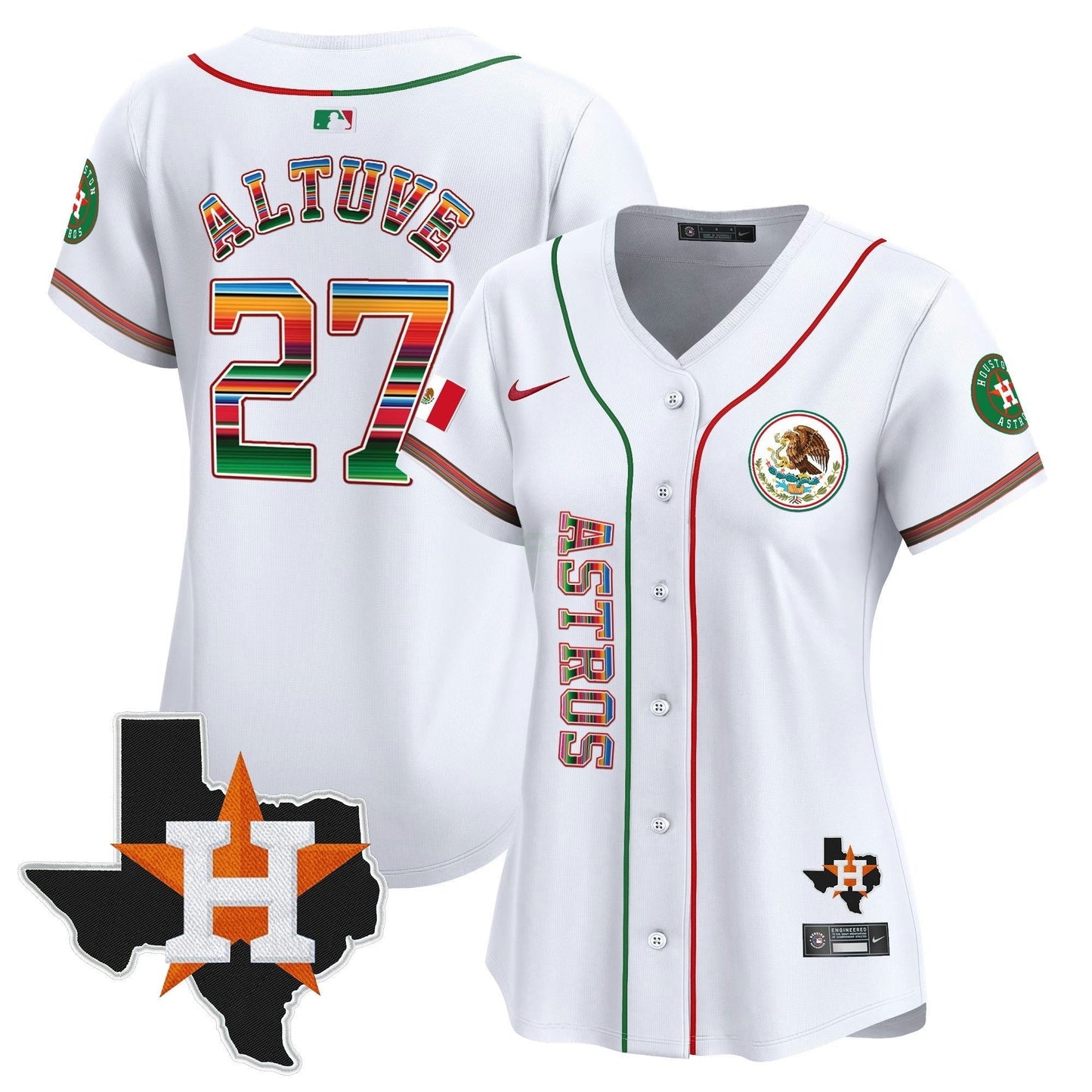 Camisa MLB Women’s Houston Mexico Vapor Premier Limited Jersey V4