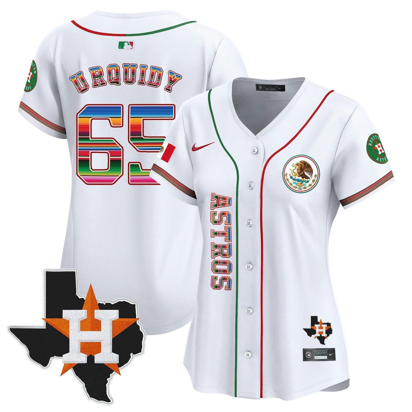 Camisa MLB Women’s Houston Mexico Vapor Premier Limited Jersey V4