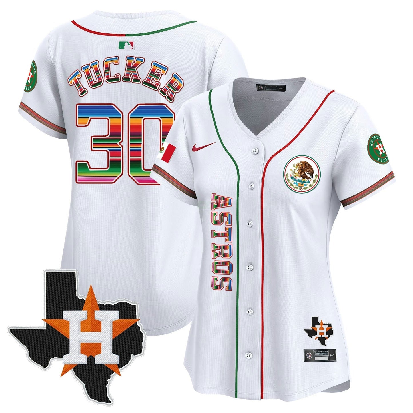 Camisa MLB Women’s Houston Mexico Vapor Premier Limited Jersey V4