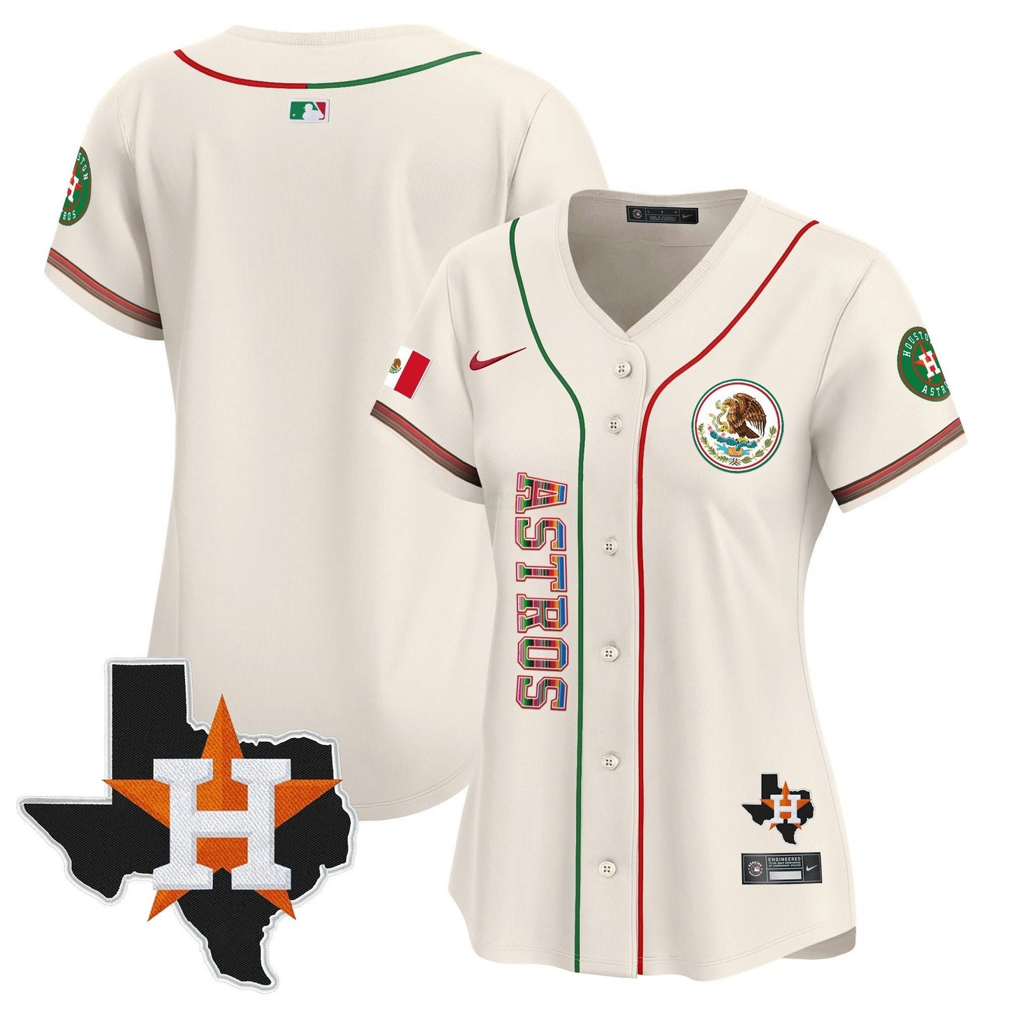 Camisa MLB Women’s Houston Mexico Vapor Premier Limited Jersey V4