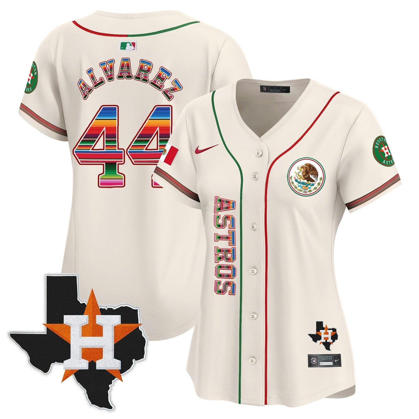 Camisa MLB Women’s Houston Mexico Vapor Premier Limited Jersey V4