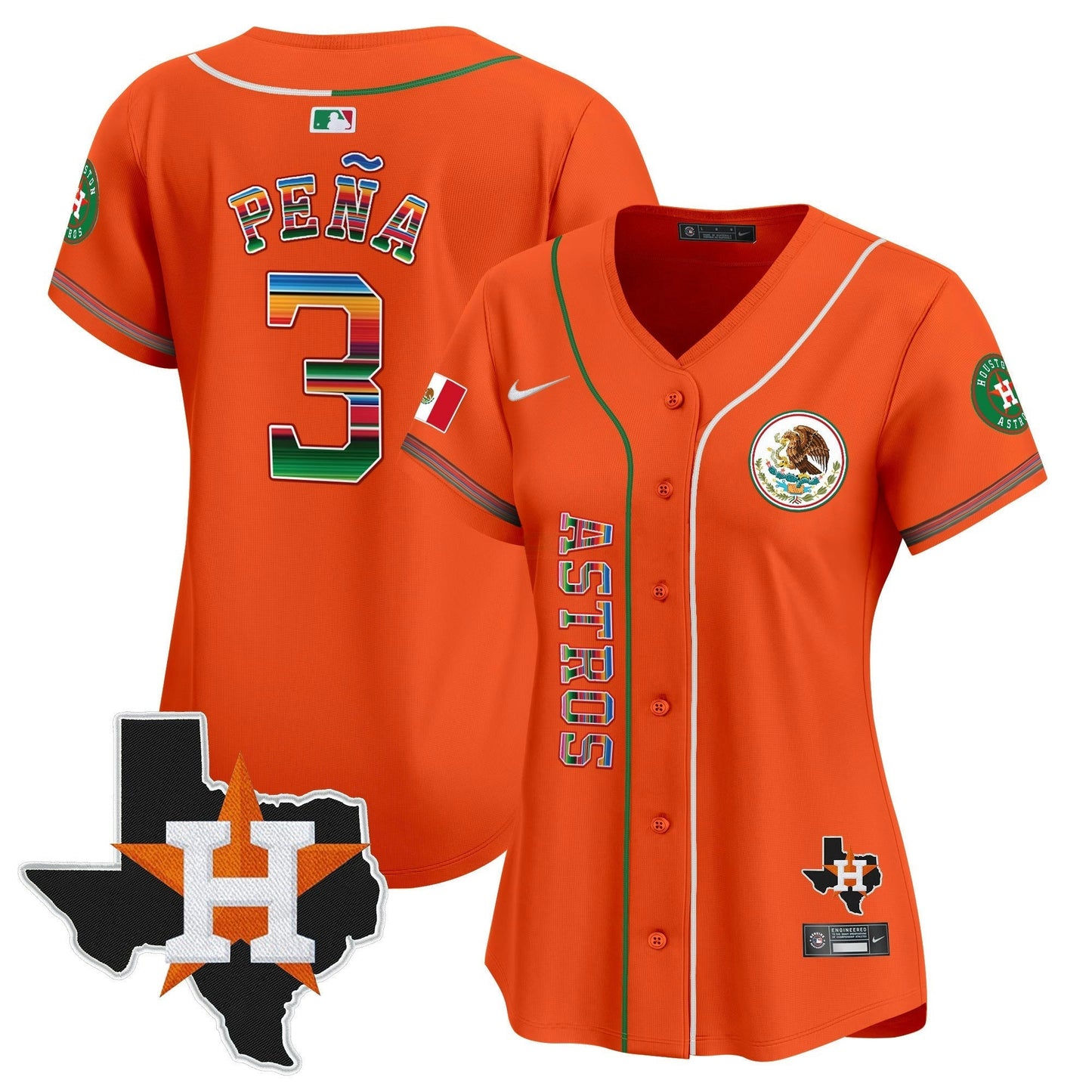 Camisa MLB Women’s Houston Mexico Vapor Premier Limited Jersey V4