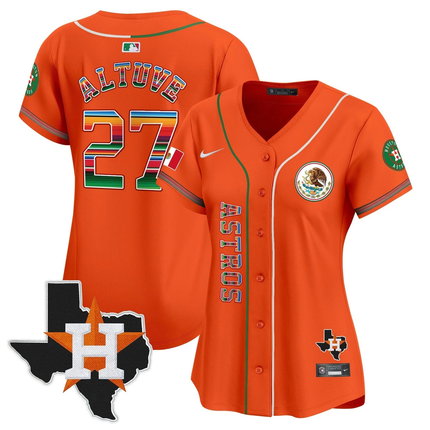 Camisa MLB Women’s Houston Mexico Vapor Premier Limited Jersey V4