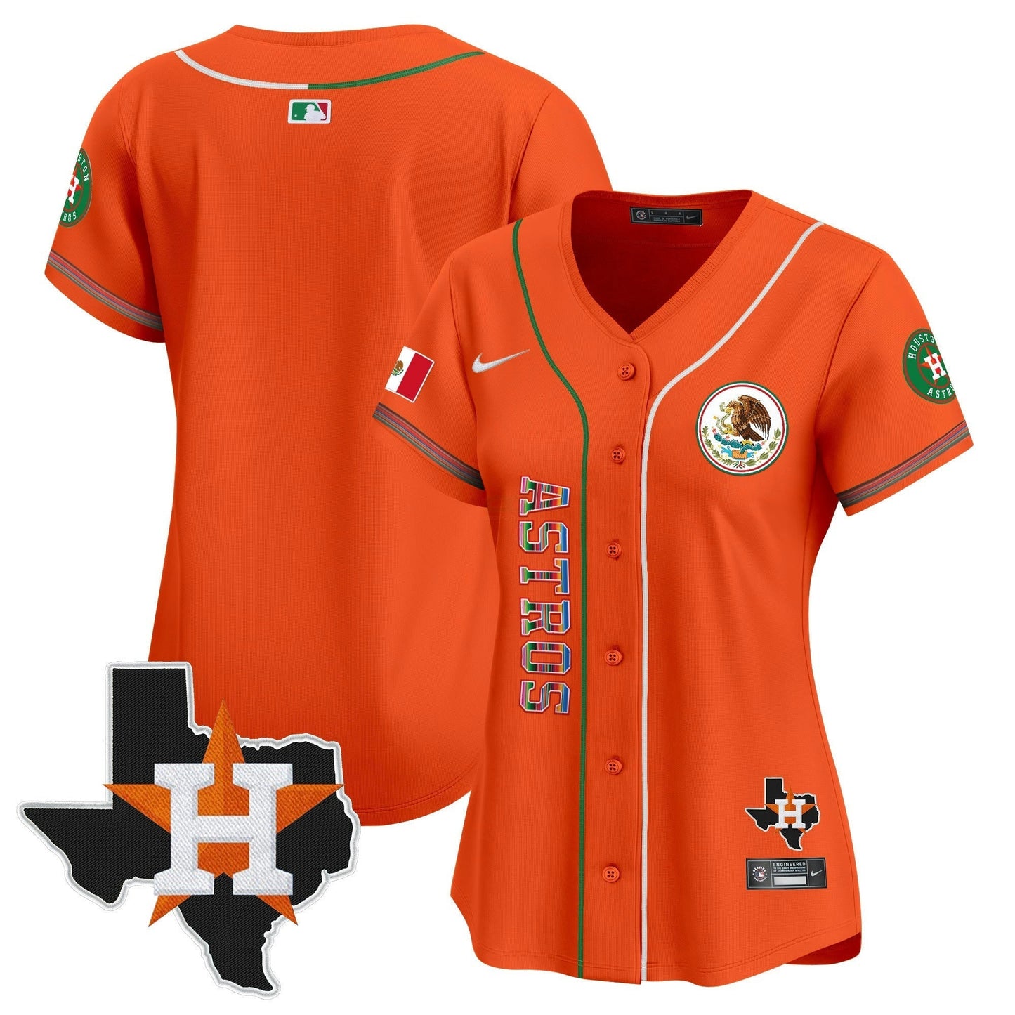 Camisa MLB Women’s Houston Mexico Vapor Premier Limited Jersey V4