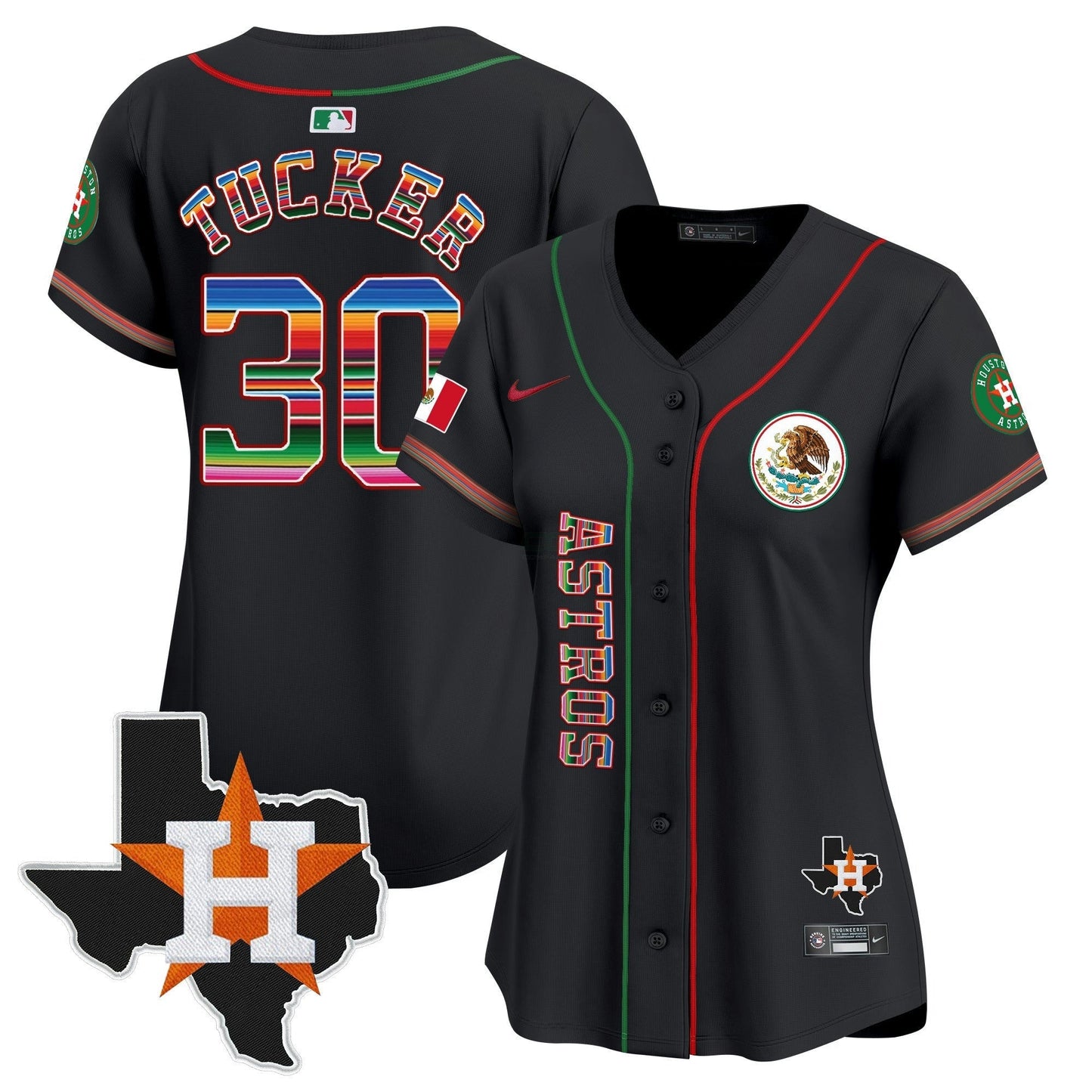 Camisa MLB Women’s Houston Mexico Vapor Premier Limited Jersey V4