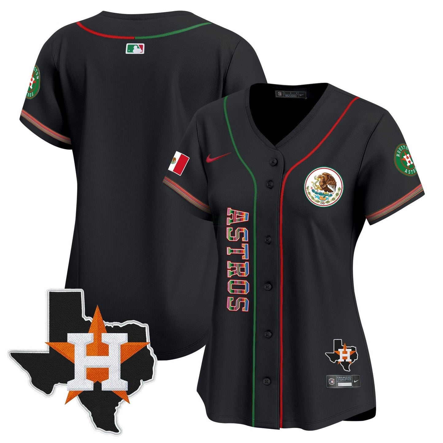 Camisa MLB Women’s Houston Mexico Vapor Premier Limited Jersey V4