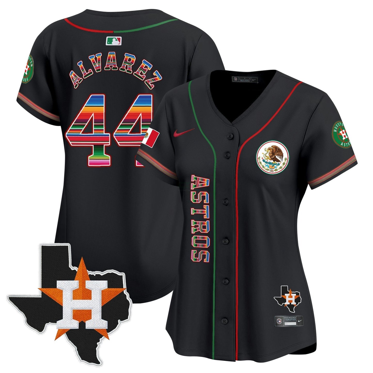 Camisa MLB Women’s Houston Mexico Vapor Premier Limited Jersey V4
